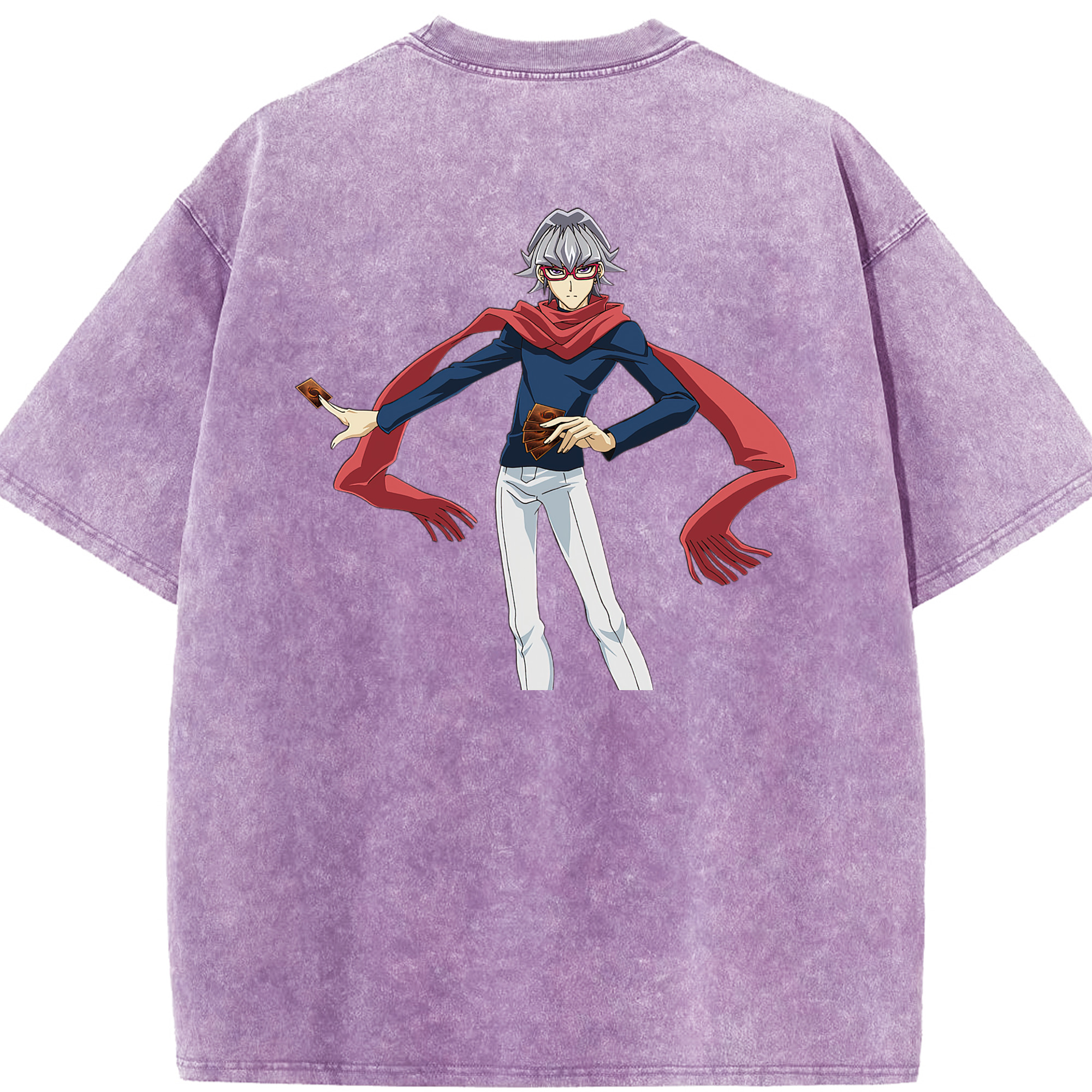 （画像用） 遊☆戯☆王 Yu-Gi-Oh! 綿100% ヴィンテージ風 半袖Tシャツ（背面プリント）