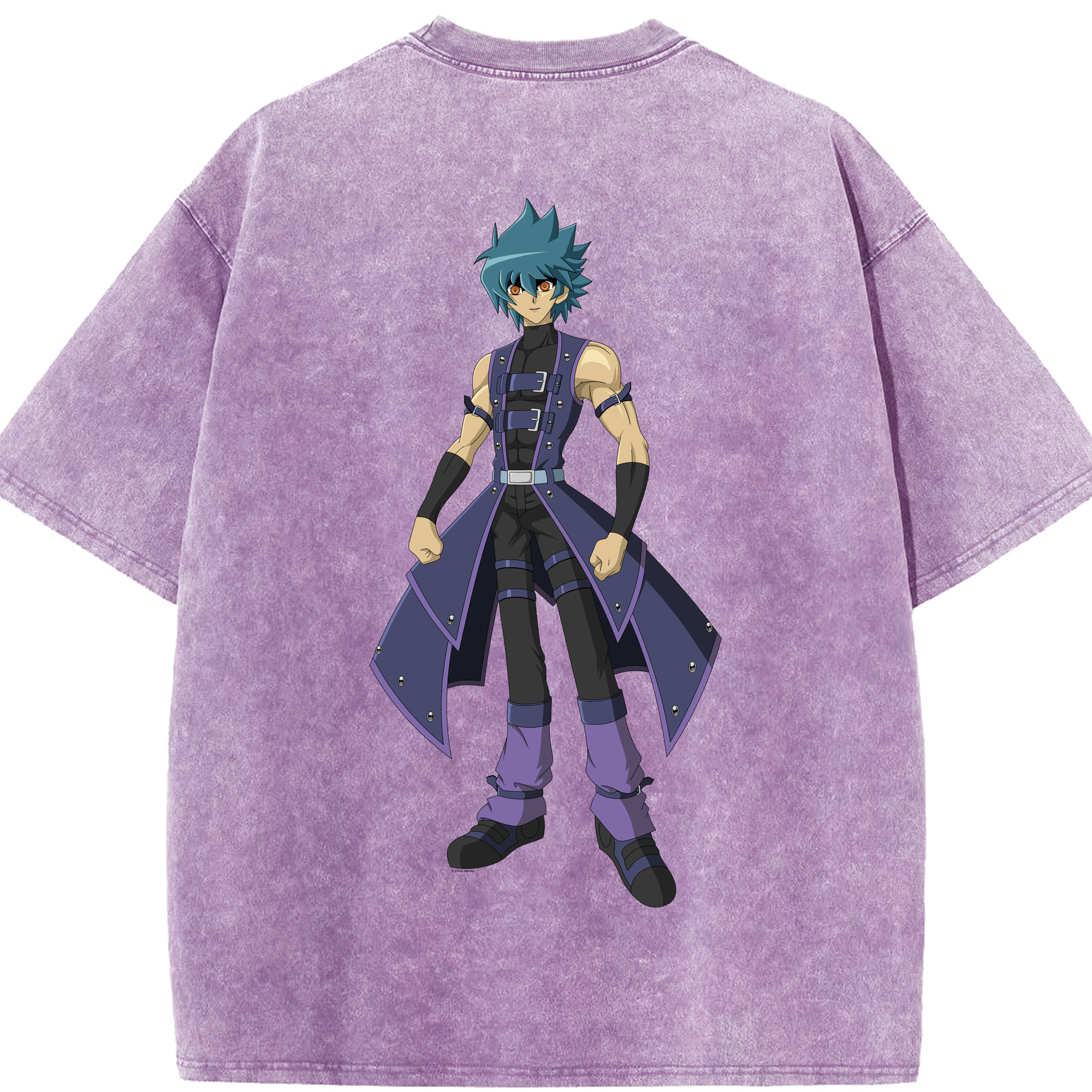 （画像用） 遊☆戯☆王 Yu-Gi-Oh! 綿100% ヴィンテージ風 半袖Tシャツ（背面プリント）