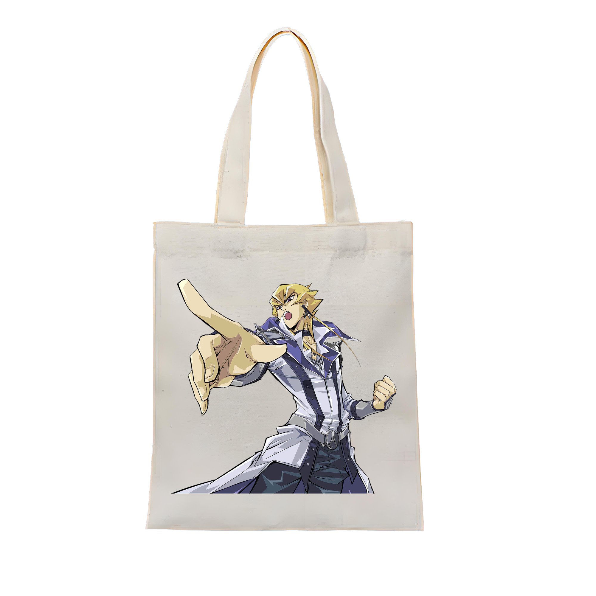 （画像用） 遊☆戯☆王 Yu-Gi-Oh! 縦型キャンバス生地手提げバッグ　トートバッグ