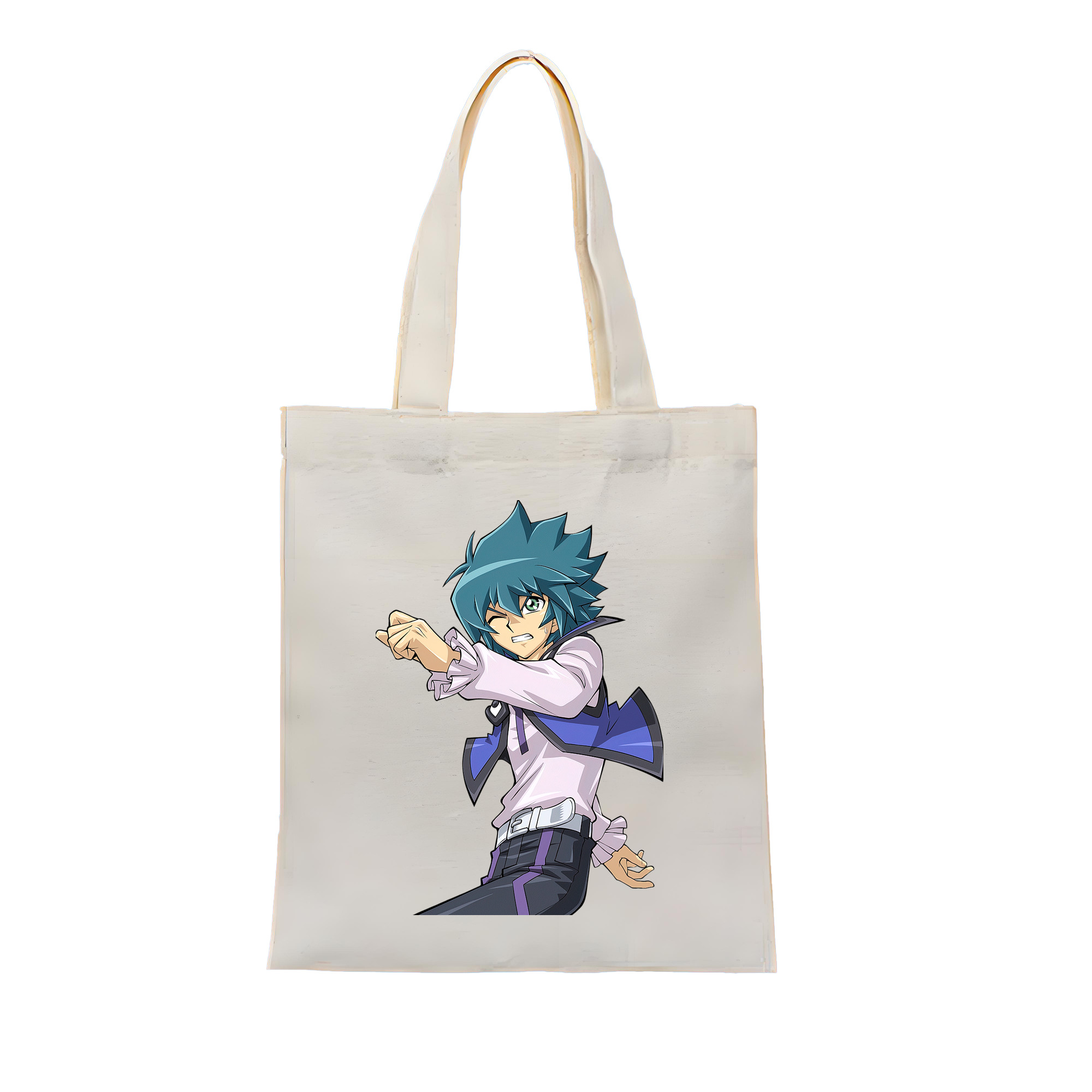 （画像用） 遊☆戯☆王 Yu-Gi-Oh! 縦型キャンバス生地手提げバッグ　トートバッグ