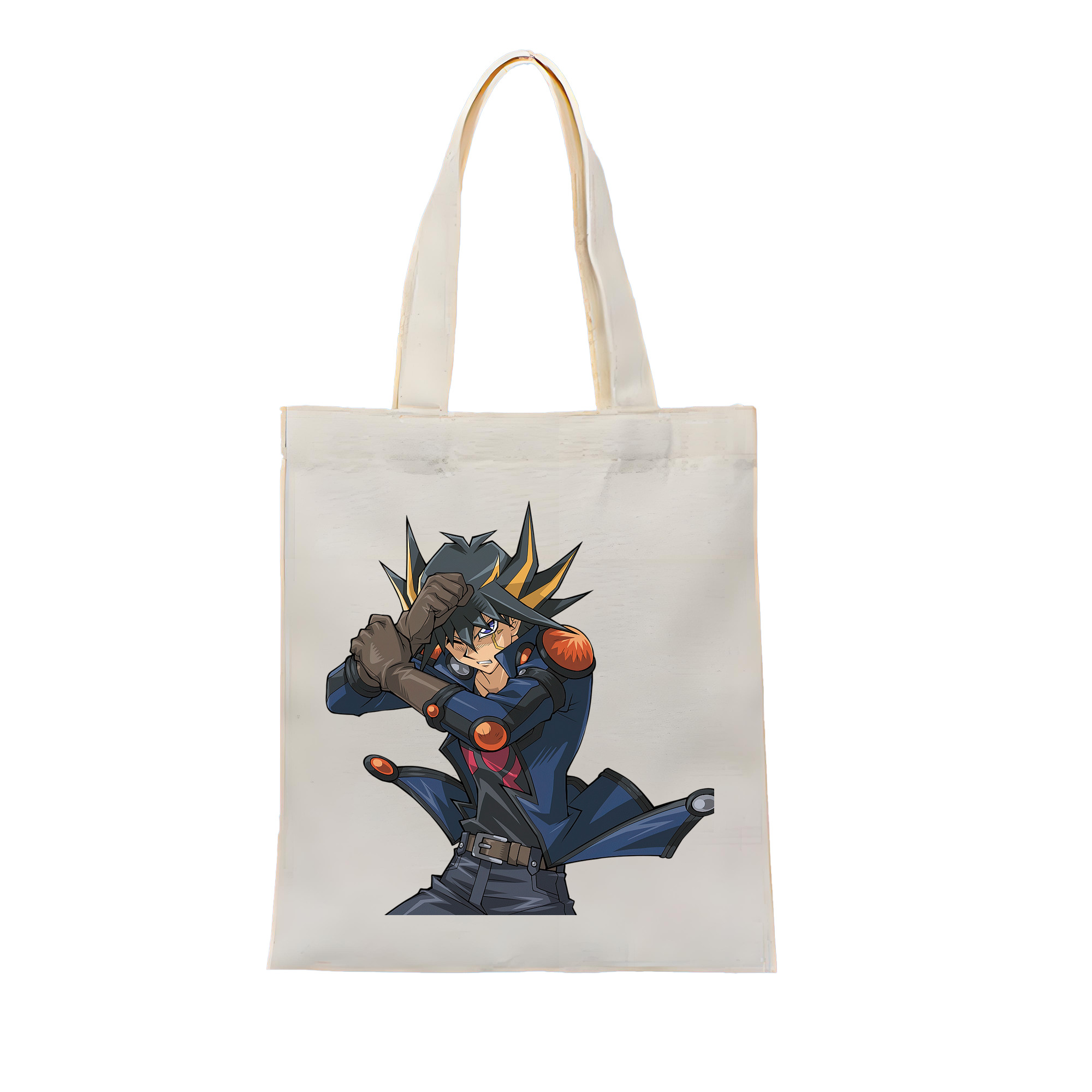 （画像用） 遊☆戯☆王 Yu-Gi-Oh! 縦型キャンバス生地手提げバッグ　トートバッグ