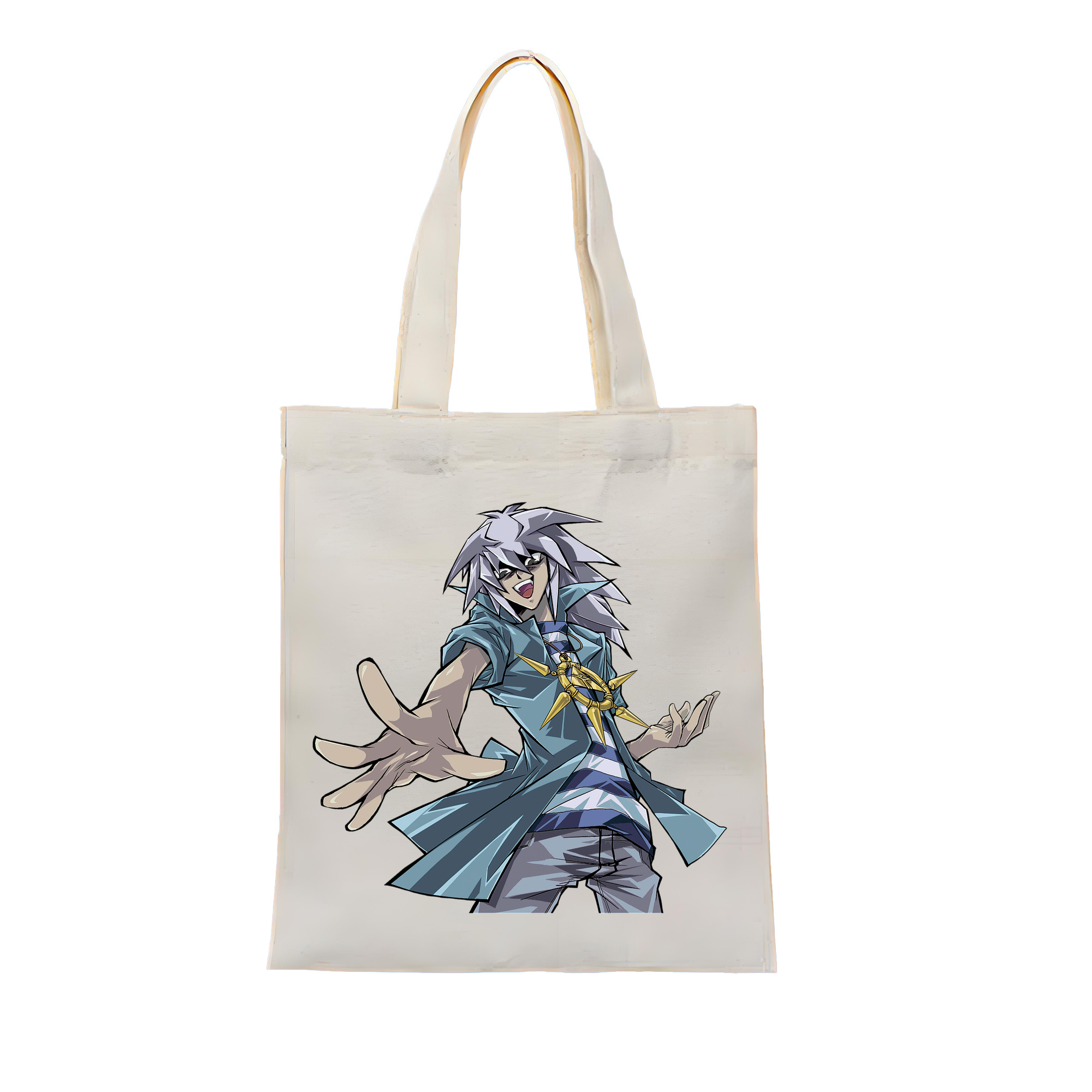 （画像用） 遊☆戯☆王 Yu-Gi-Oh! 縦型キャンバス生地手提げバッグ　トートバッグ