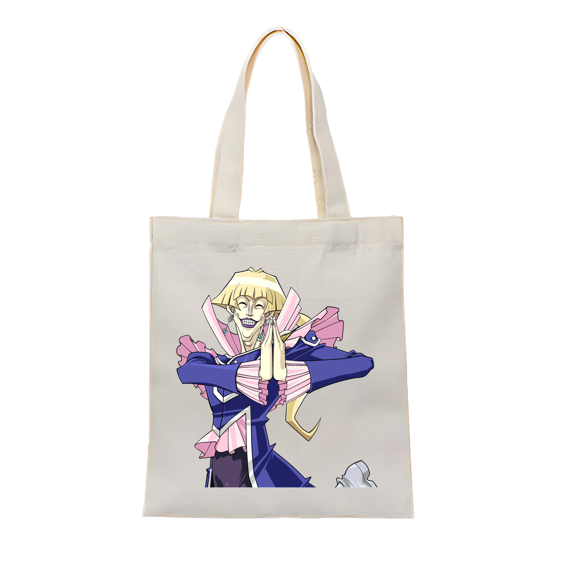 （画像用） 遊☆戯☆王 Yu-Gi-Oh! 縦型キャンバス生地手提げバッグ　トートバッグ