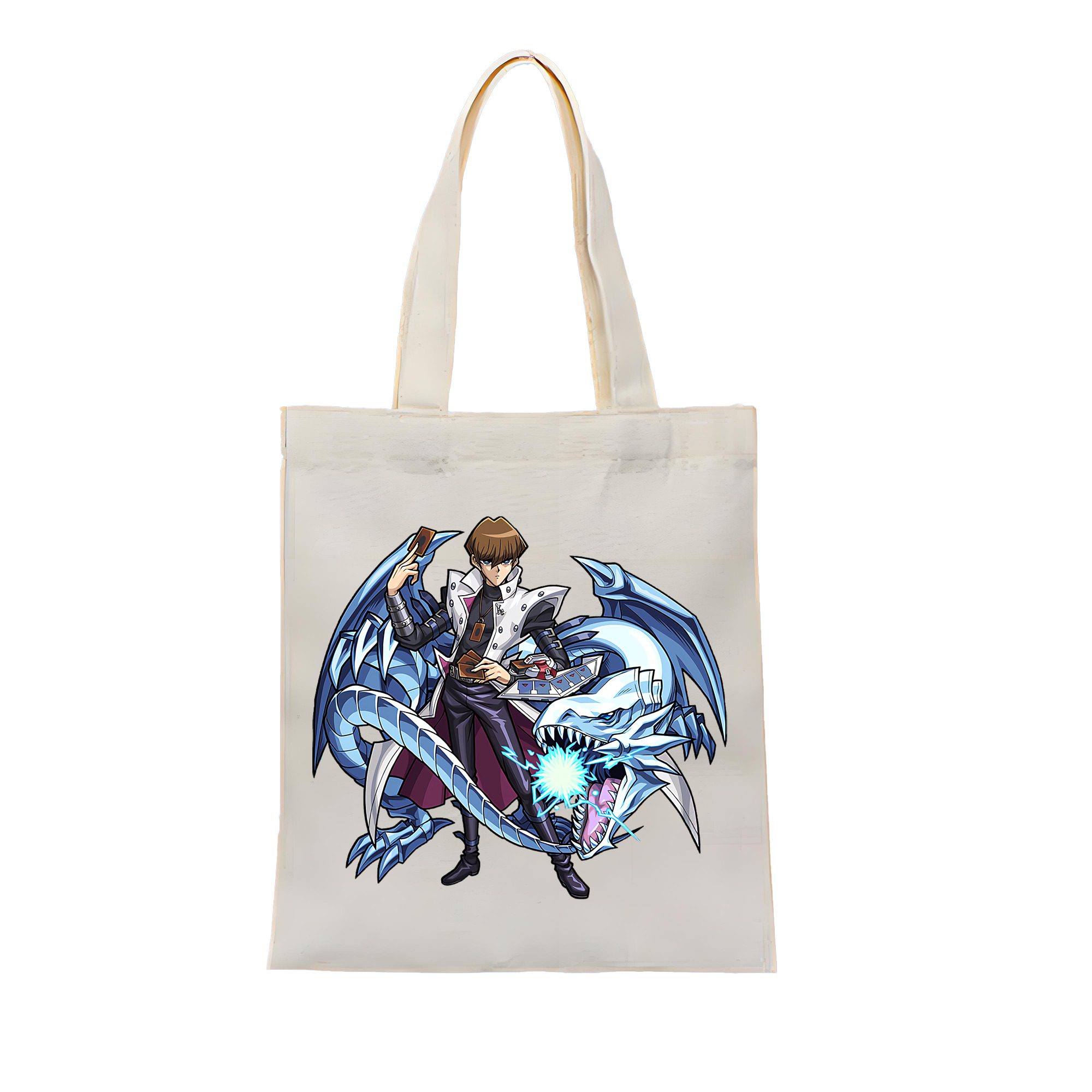 （画像用） 遊☆戯☆王 Yu-Gi-Oh! 縦型キャンバス生地手提げバッグ　トートバッグ