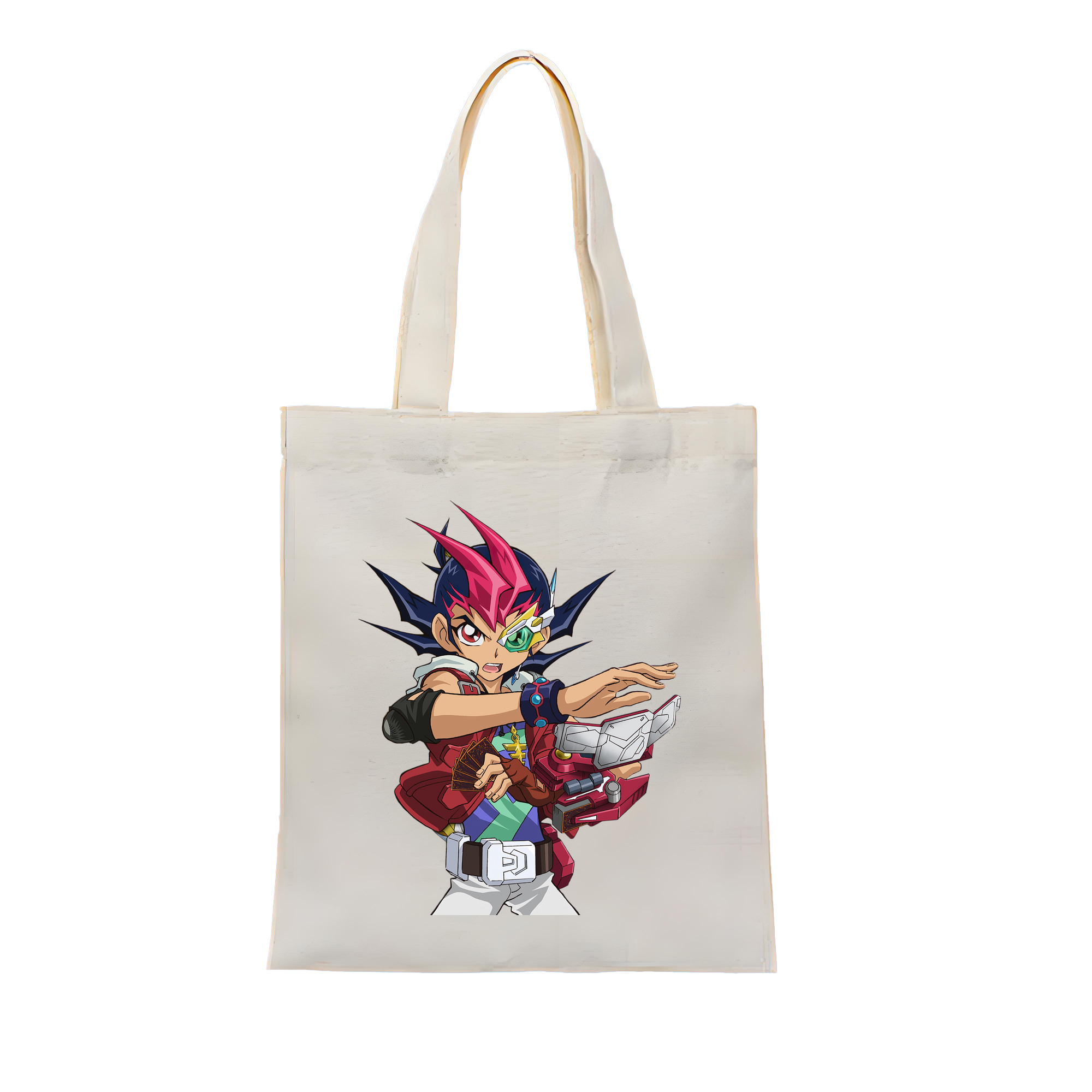 （画像用） 遊☆戯☆王 Yu-Gi-Oh! 縦型キャンバス生地手提げバッグ　トートバッグ