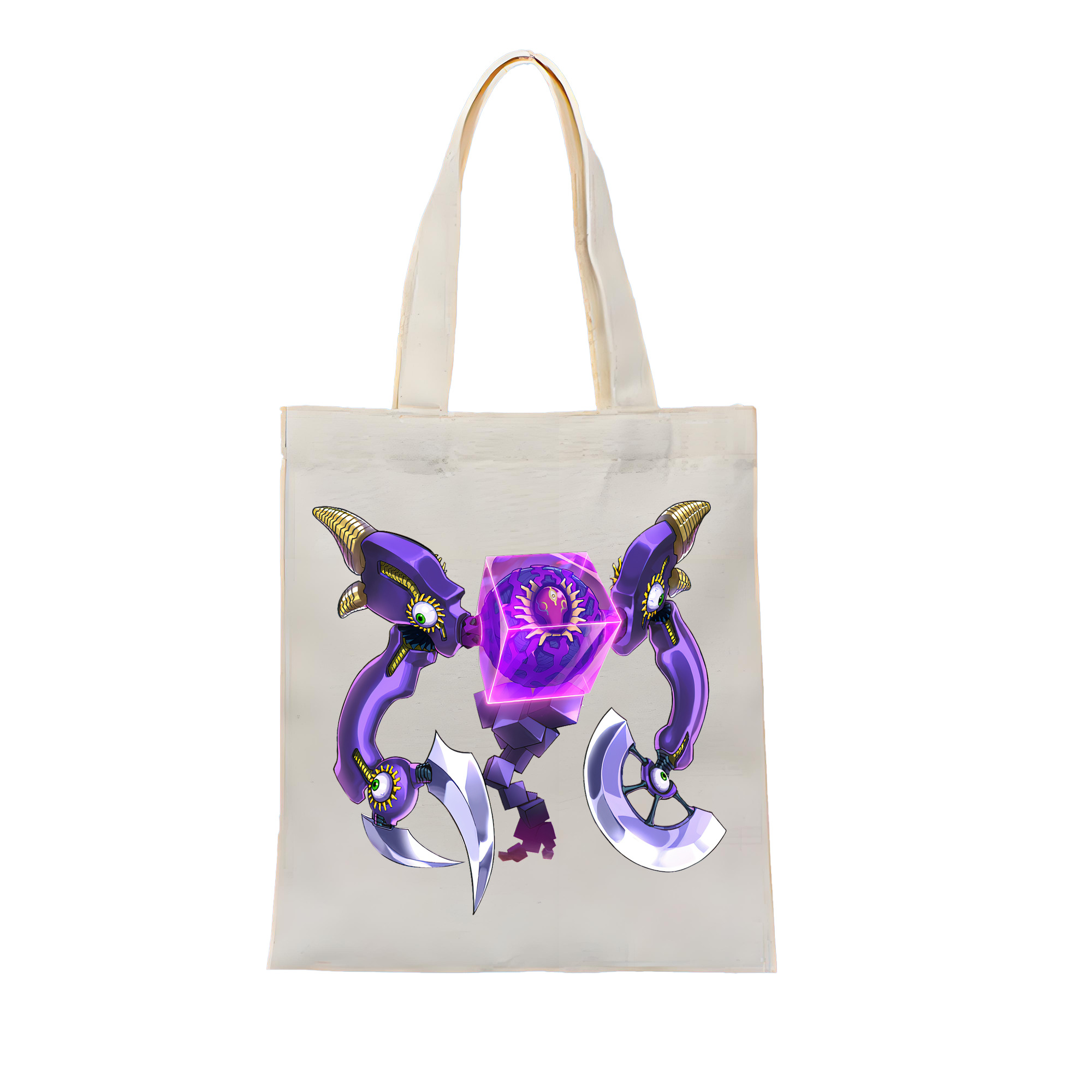 （画像用） 遊☆戯☆王 Yu-Gi-Oh! 縦型キャンバス生地手提げバッグ　トートバッグ