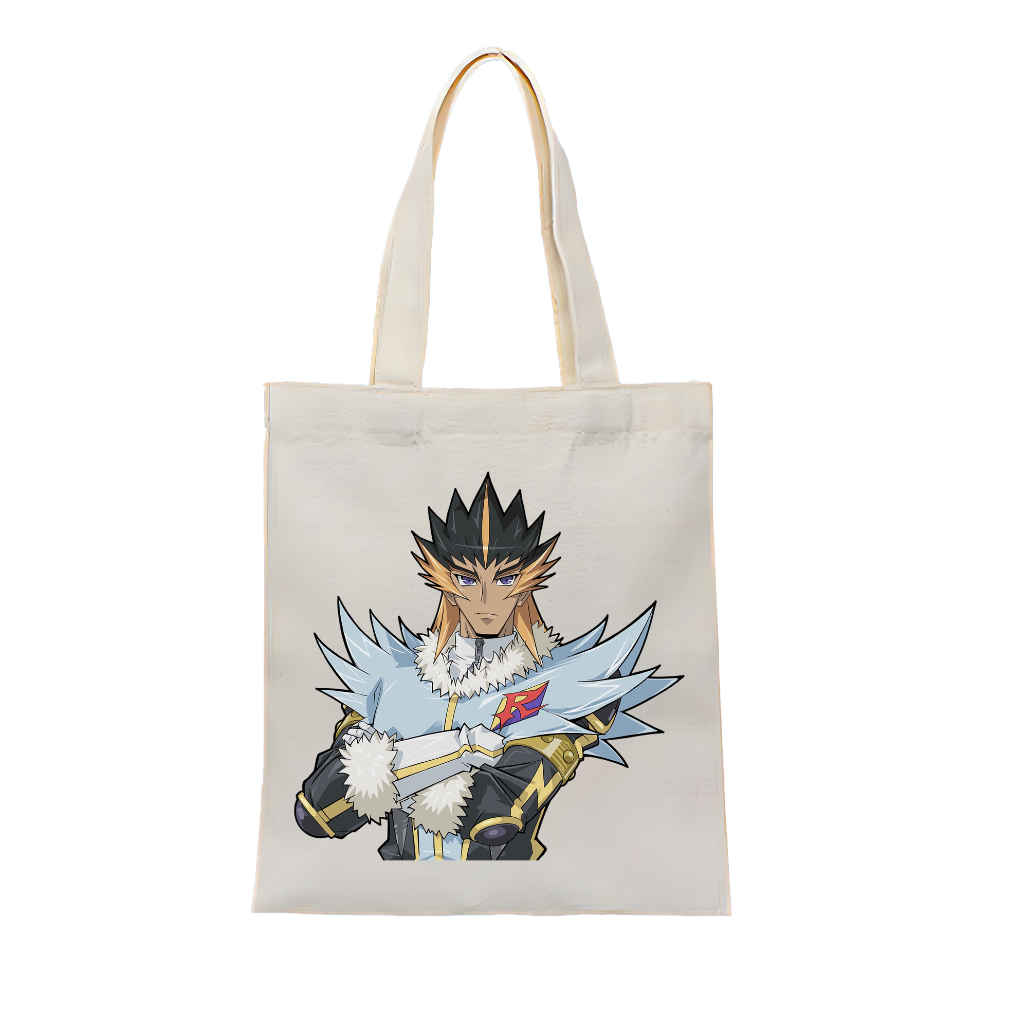 （画像用） 遊☆戯☆王 Yu-Gi-Oh! 縦型キャンバス生地手提げバッグ　トートバッグ