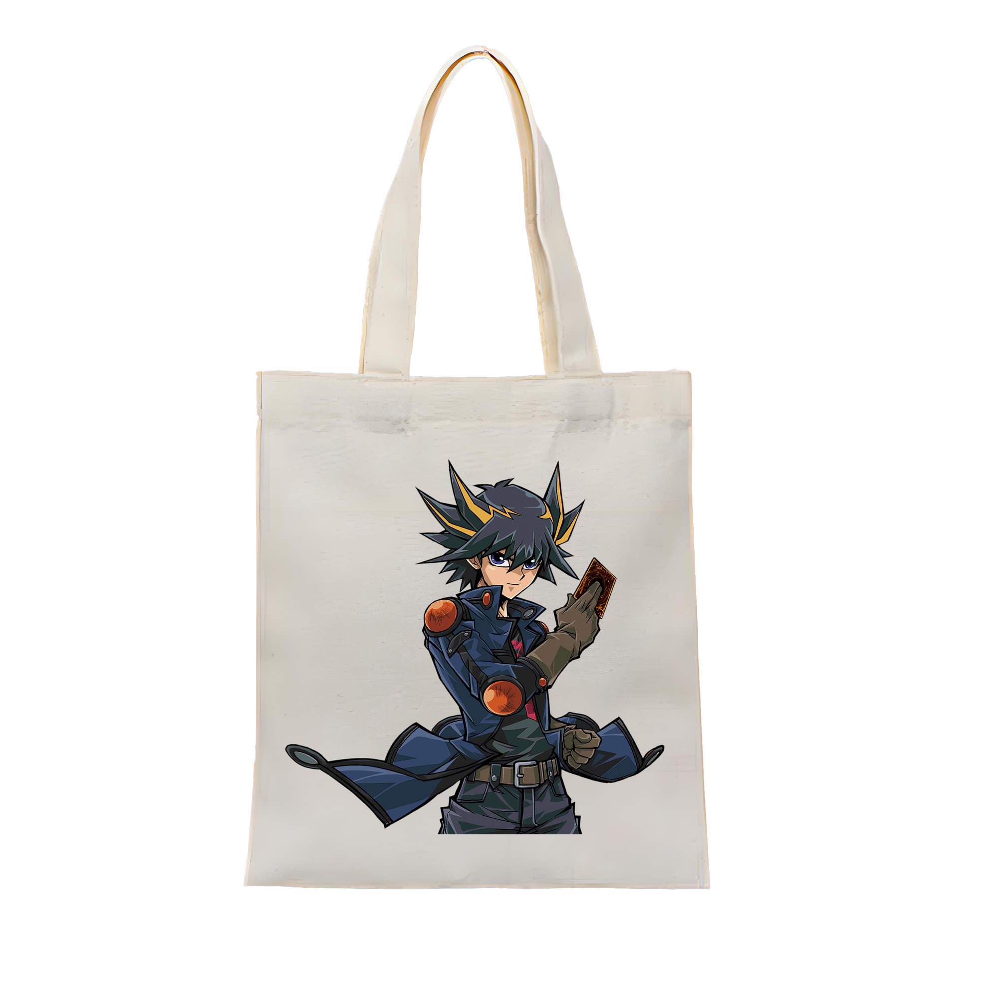 （画像用） 遊☆戯☆王 Yu-Gi-Oh! 縦型キャンバス生地手提げバッグ　トートバッグ