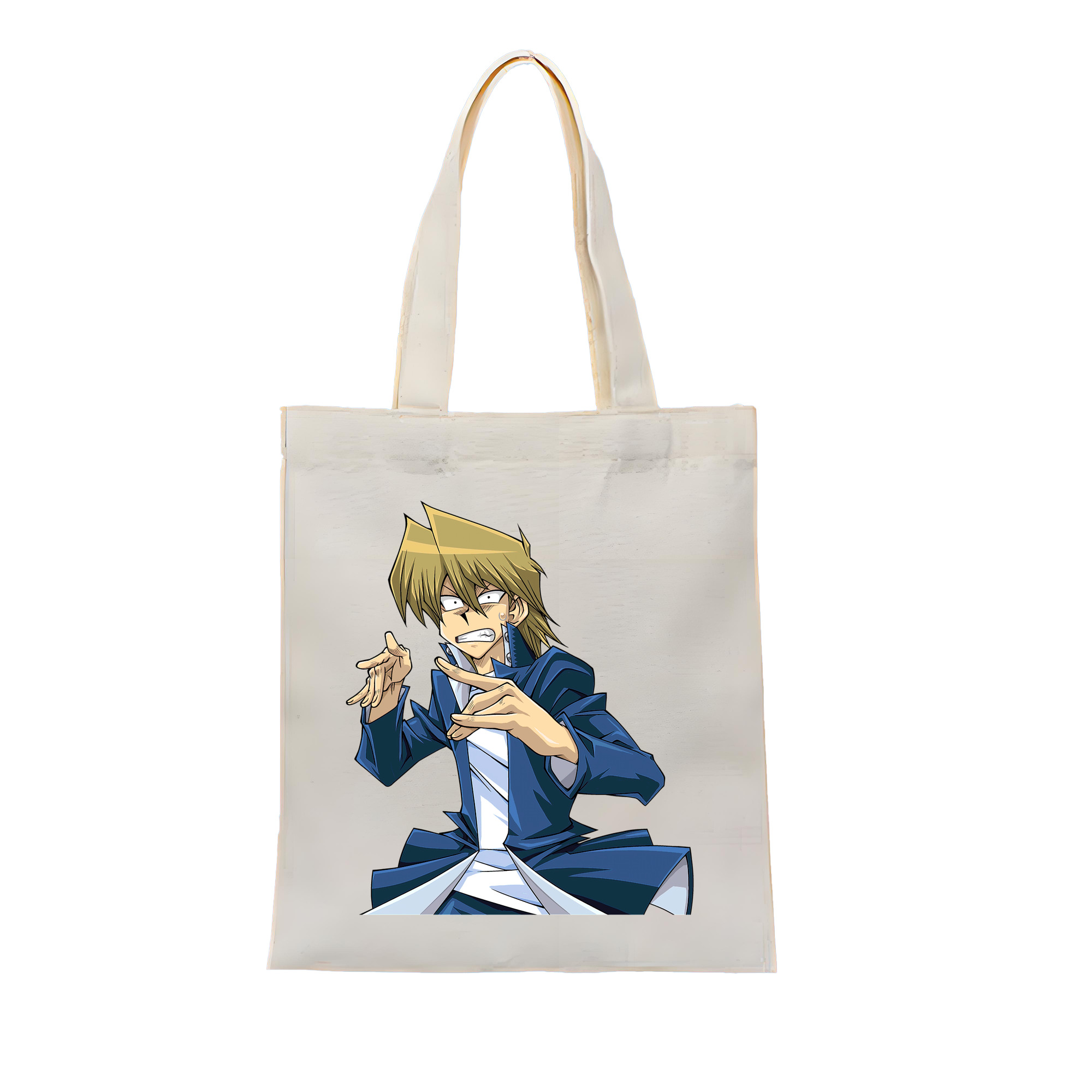 （画像用） 遊☆戯☆王 Yu-Gi-Oh! 縦型キャンバス生地手提げバッグ　トートバッグ