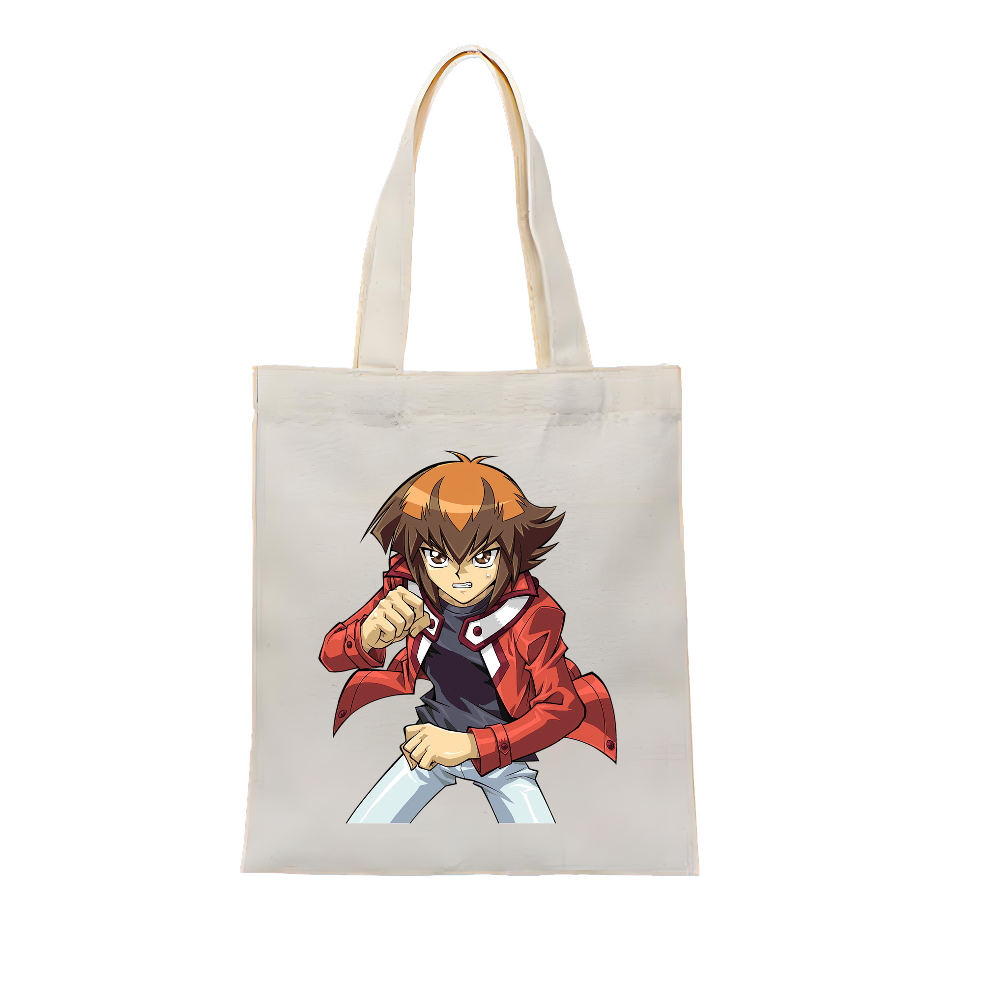 （画像用） 遊☆戯☆王 Yu-Gi-Oh! 縦型キャンバス生地手提げバッグ　トートバッグ