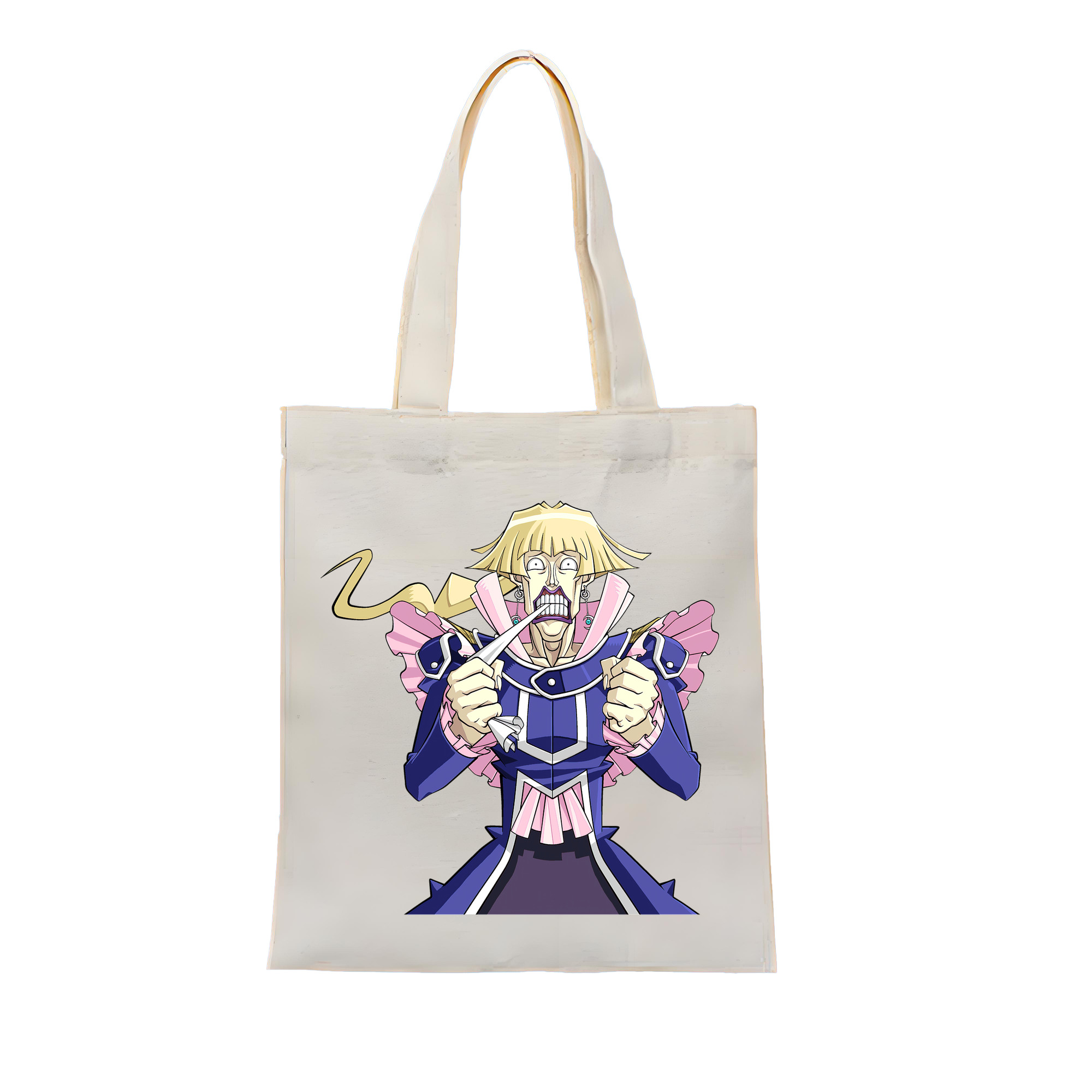 （画像用） 遊☆戯☆王 Yu-Gi-Oh! 縦型キャンバス生地手提げバッグ　トートバッグ