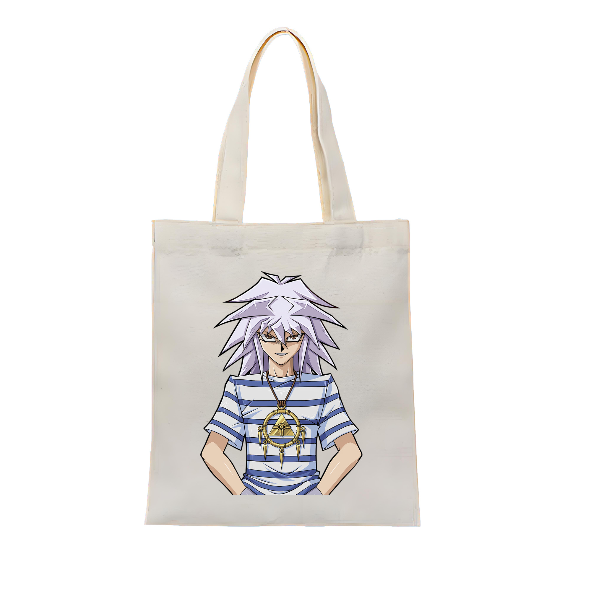（画像用） 遊☆戯☆王 Yu-Gi-Oh! 縦型キャンバス生地手提げバッグ　トートバッグ