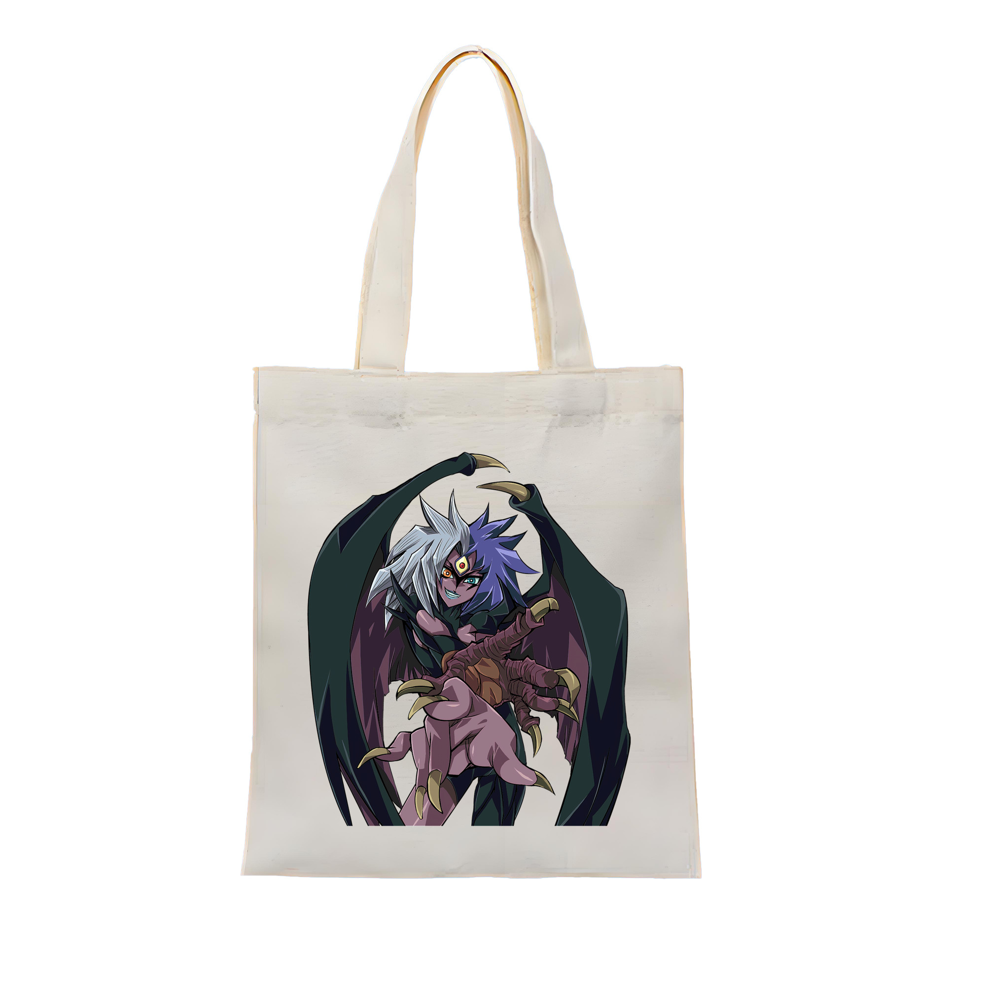 （画像用） 遊☆戯☆王 Yu-Gi-Oh! 縦型キャンバス生地手提げバッグ　トートバッグ