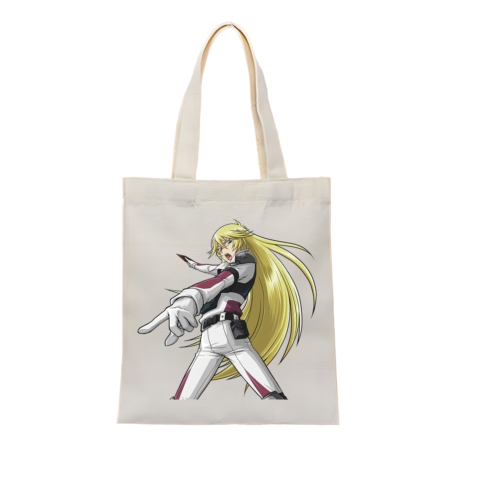 （画像用） 遊☆戯☆王 Yu-Gi-Oh! 縦型キャンバス生地手提げバッグ　トートバッグ
