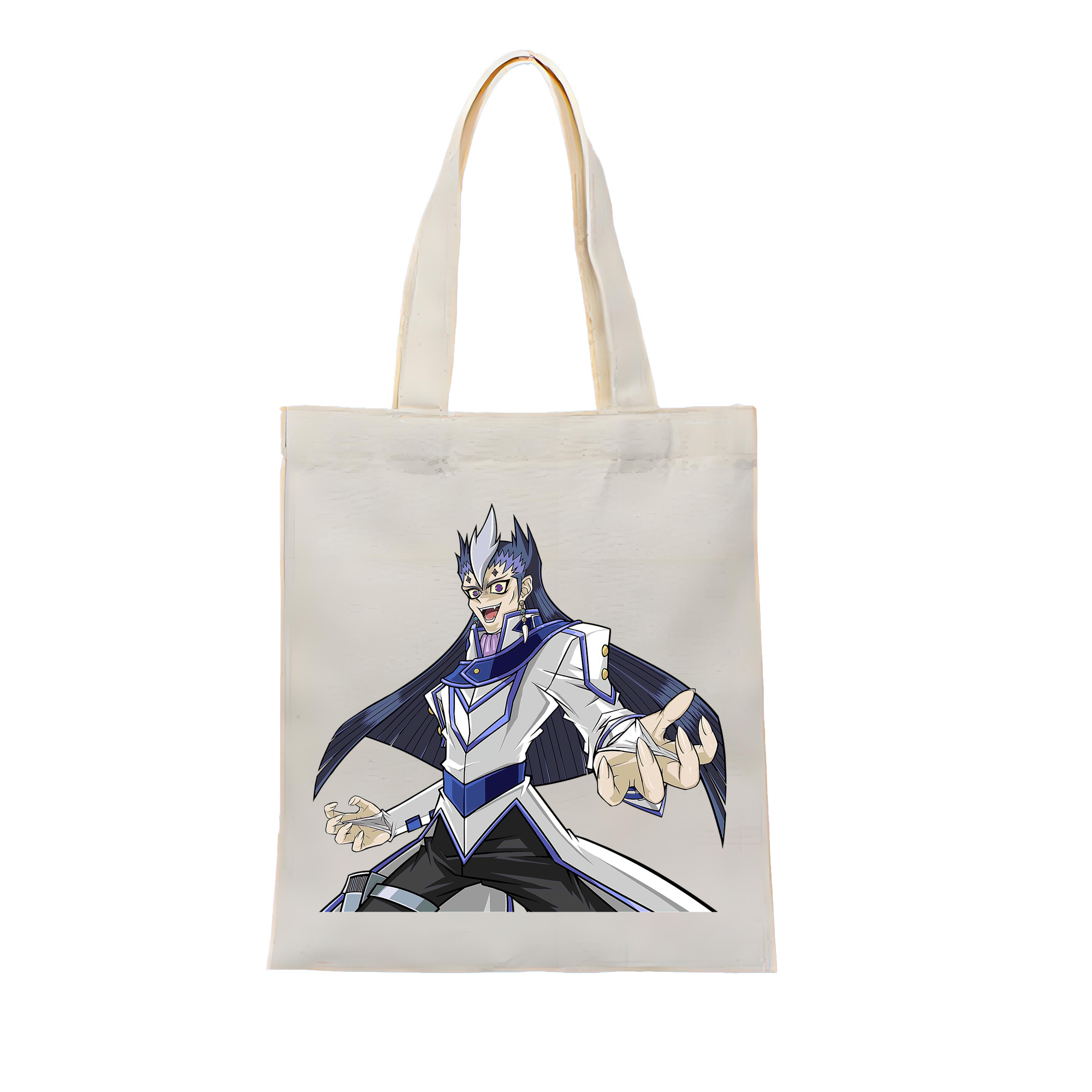 （画像用） 遊☆戯☆王 Yu-Gi-Oh! 縦型キャンバス生地手提げバッグ　トートバッグ