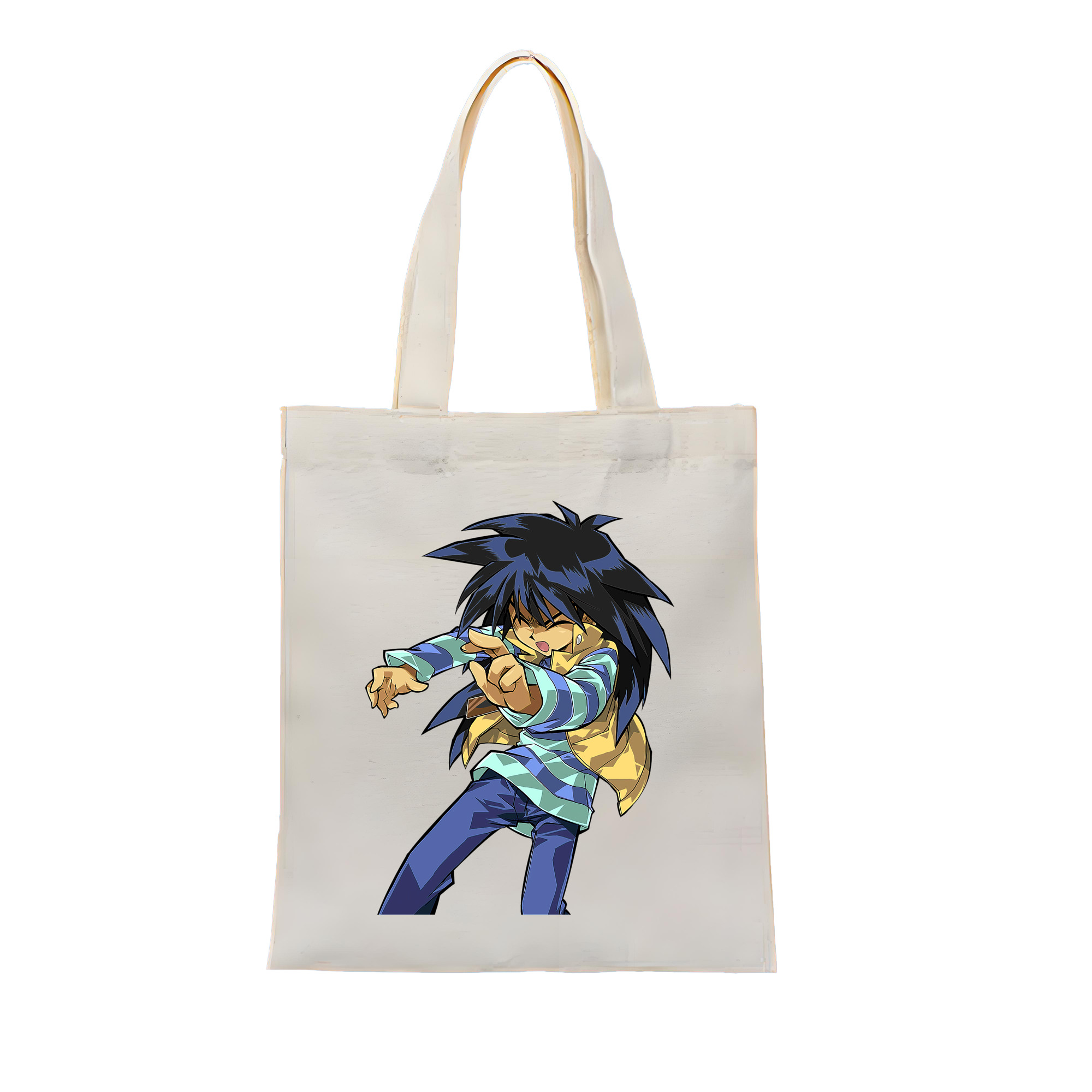 （画像用） 遊☆戯☆王 Yu-Gi-Oh! 縦型キャンバス生地手提げバッグ　トートバッグ