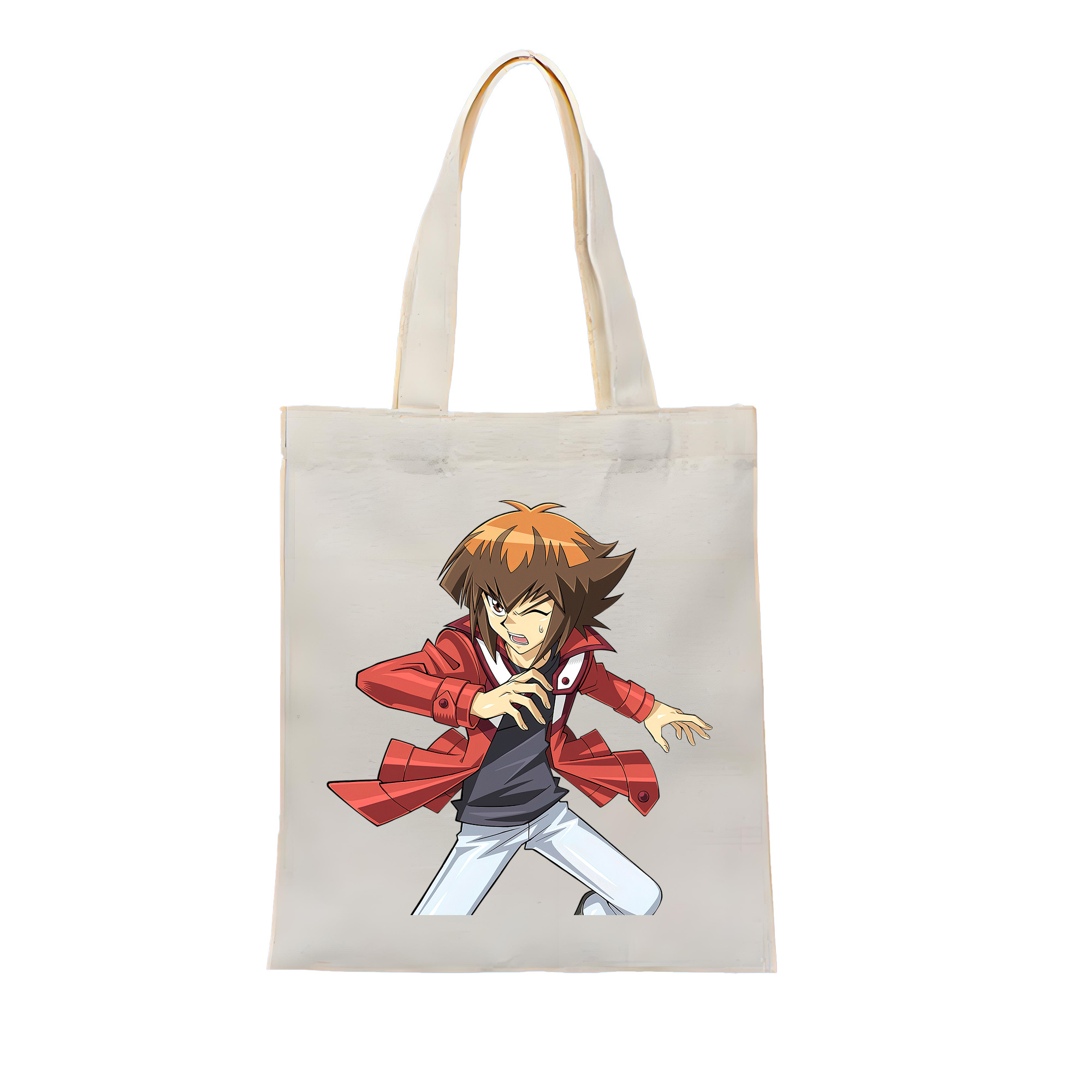 （画像用） 遊☆戯☆王 Yu-Gi-Oh! 縦型キャンバス生地手提げバッグ　トートバッグ