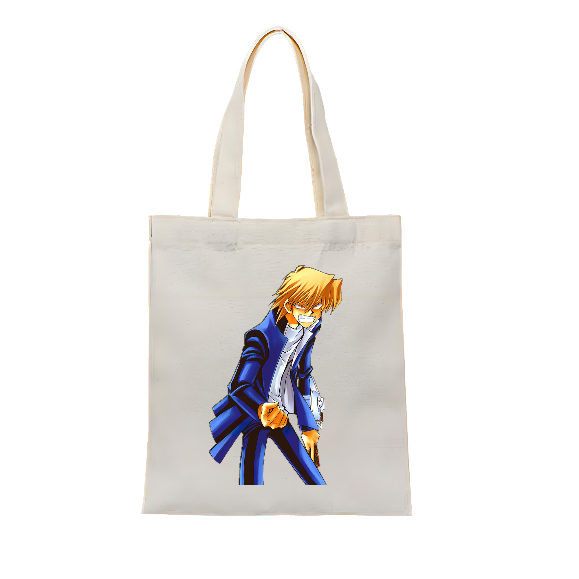 （画像用） 遊☆戯☆王 Yu-Gi-Oh! 縦型キャンバス生地手提げバッグ　トートバッグ