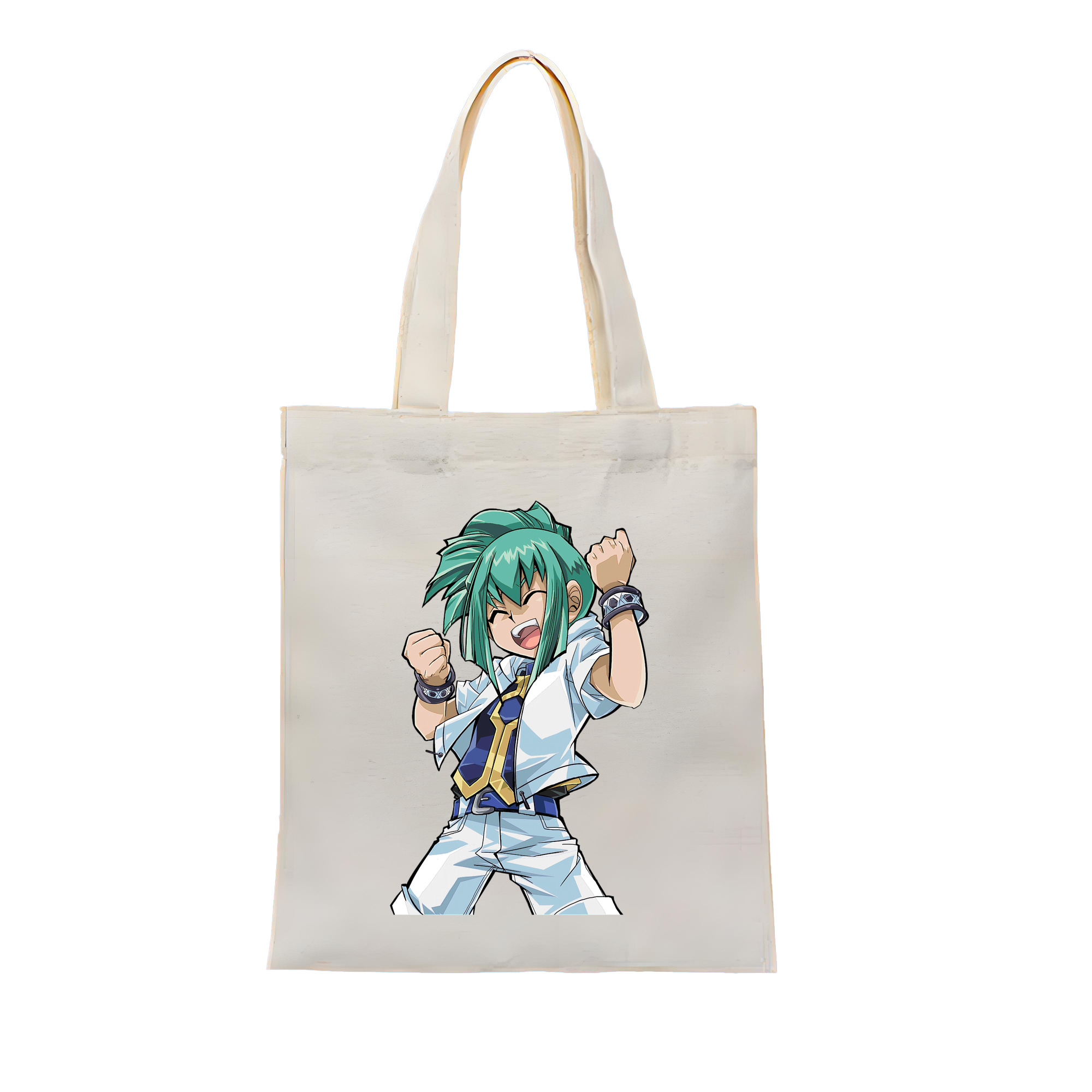 （画像用） 遊☆戯☆王 Yu-Gi-Oh! 縦型キャンバス生地手提げバッグ　トートバッグ