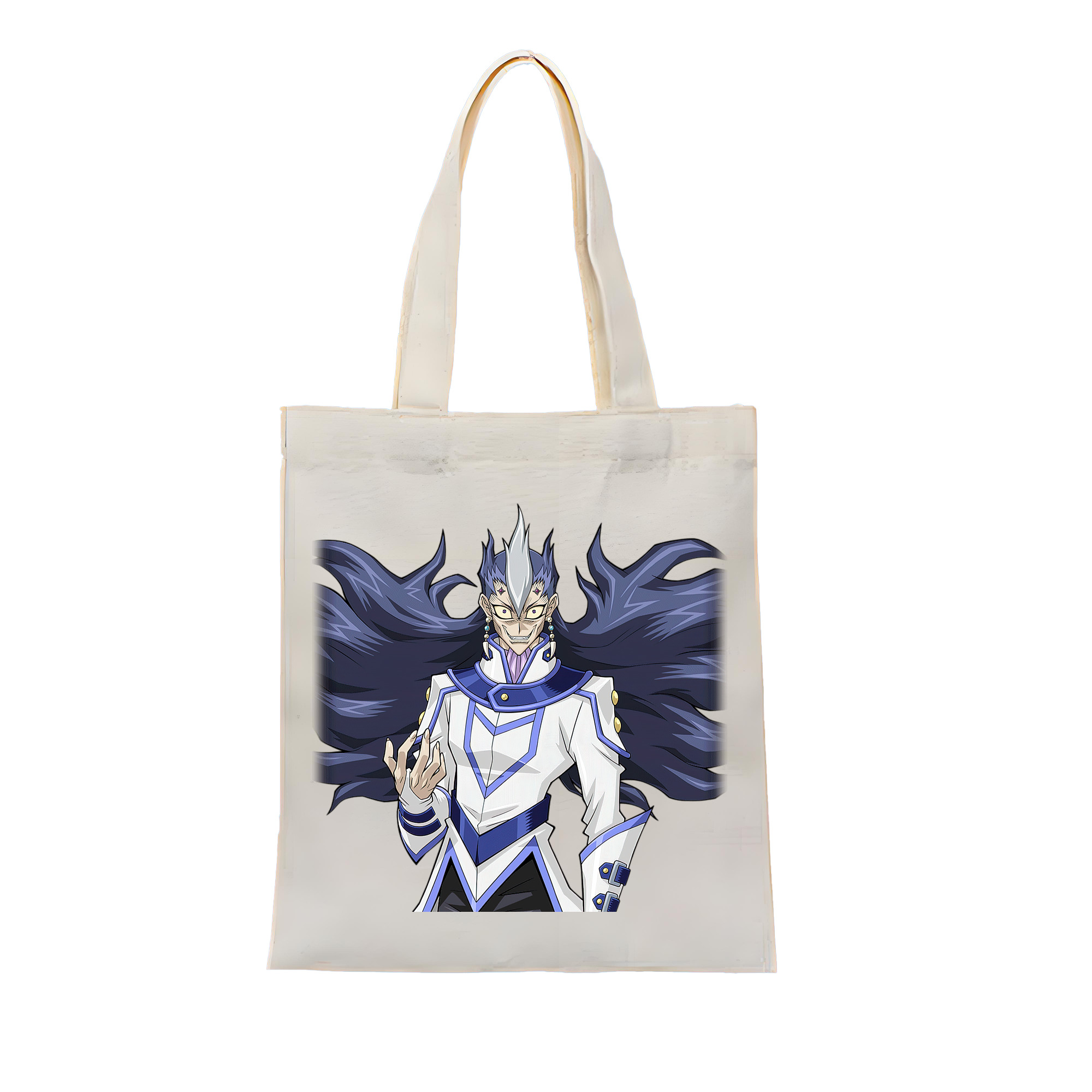（画像用） 遊☆戯☆王 Yu-Gi-Oh! 縦型キャンバス生地手提げバッグ　トートバッグ