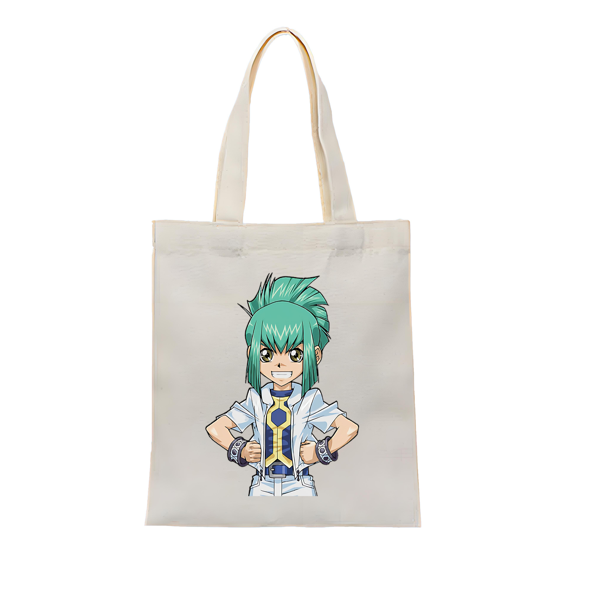 （画像用） 遊☆戯☆王 Yu-Gi-Oh! 縦型キャンバス生地手提げバッグ　トートバッグ