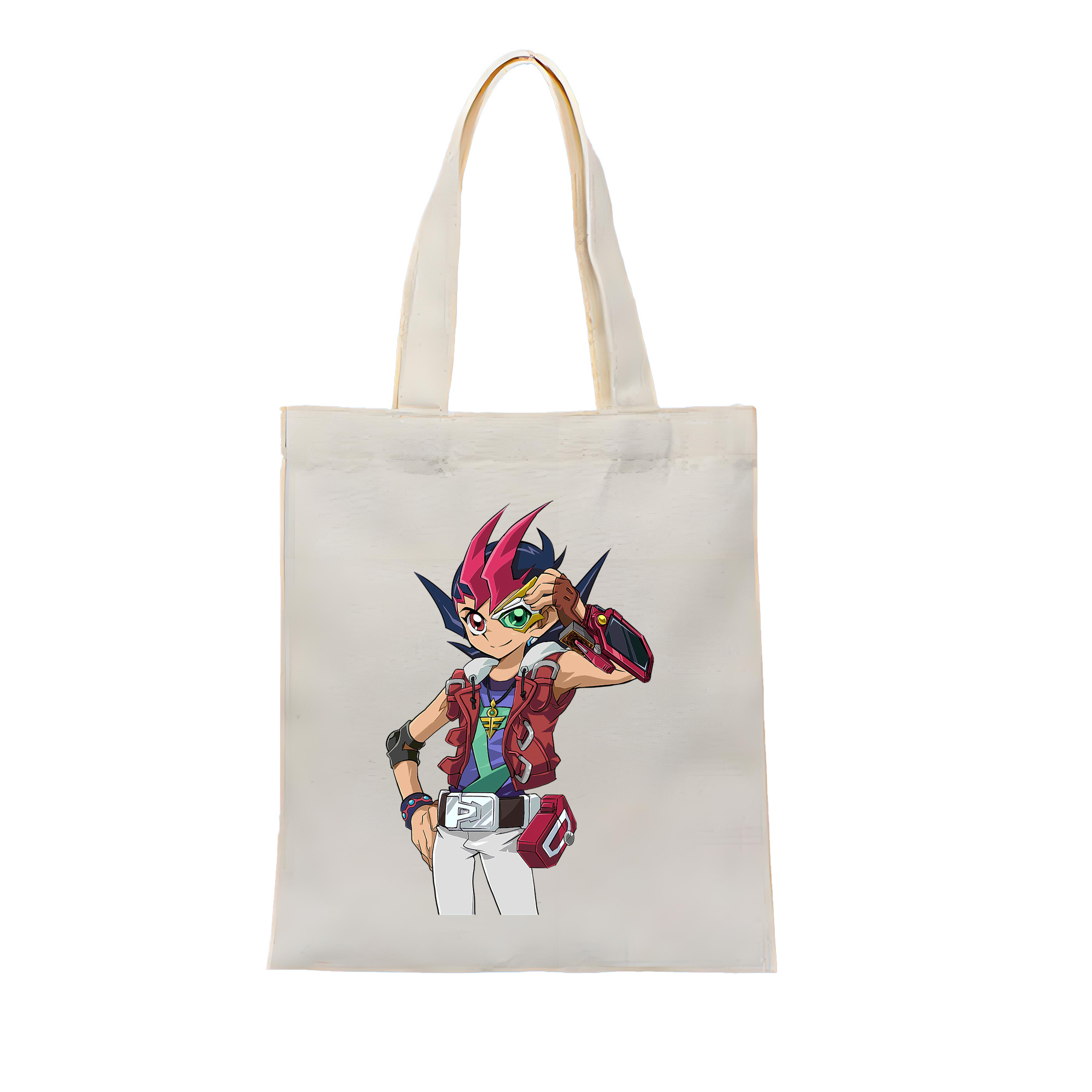 （画像用） 遊☆戯☆王 Yu-Gi-Oh! 縦型キャンバス生地手提げバッグ　トートバッグ