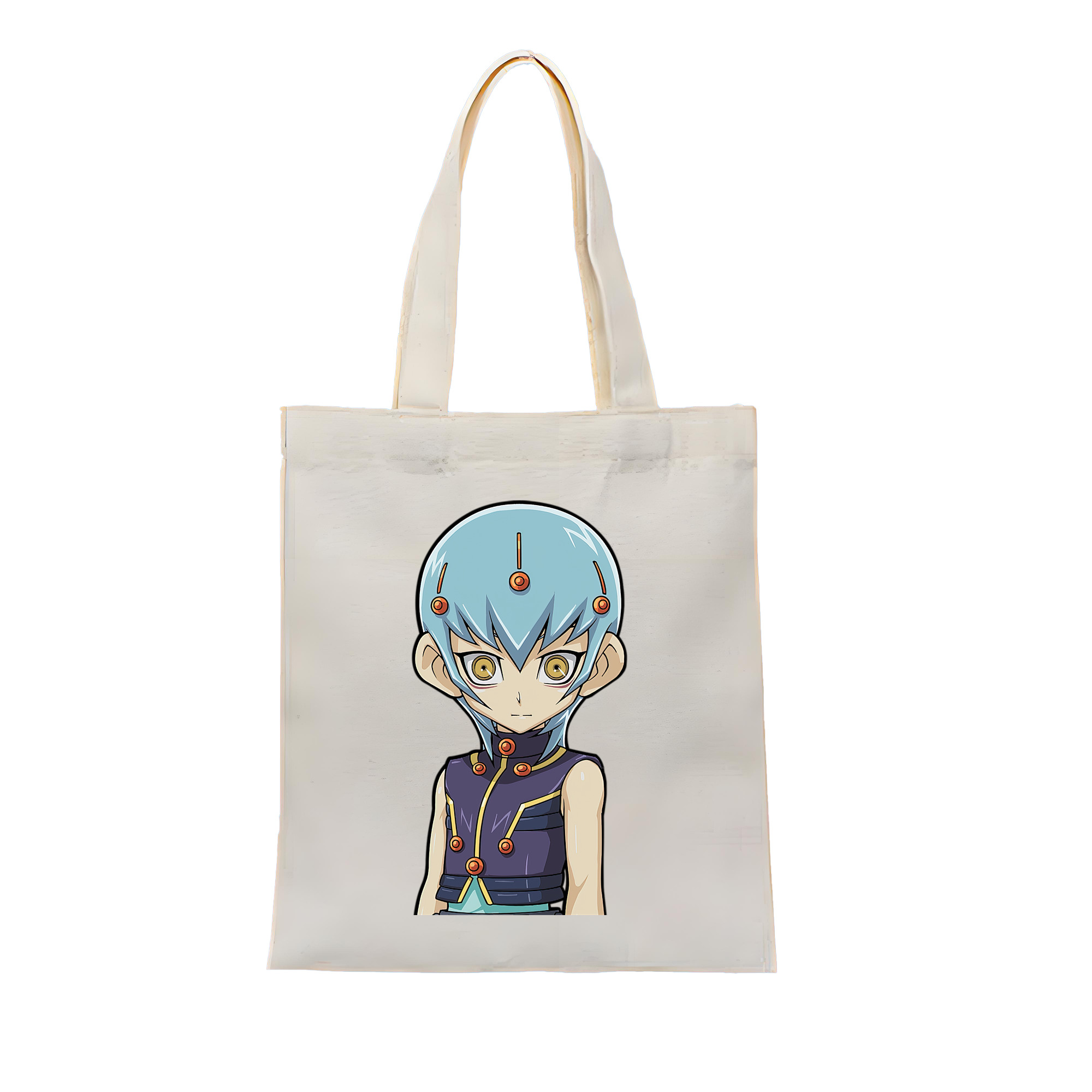 （画像用） 遊☆戯☆王 Yu-Gi-Oh! 縦型キャンバス生地手提げバッグ　トートバッグ