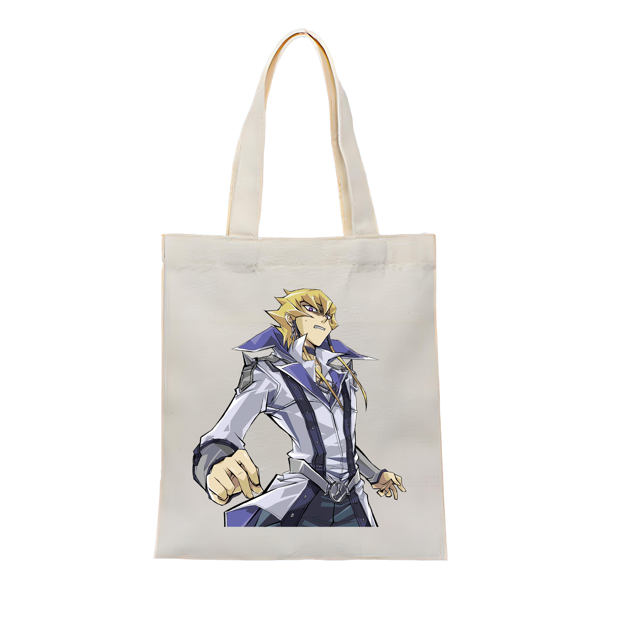 （画像用） 遊☆戯☆王 Yu-Gi-Oh! 縦型キャンバス生地手提げバッグ　トートバッグ