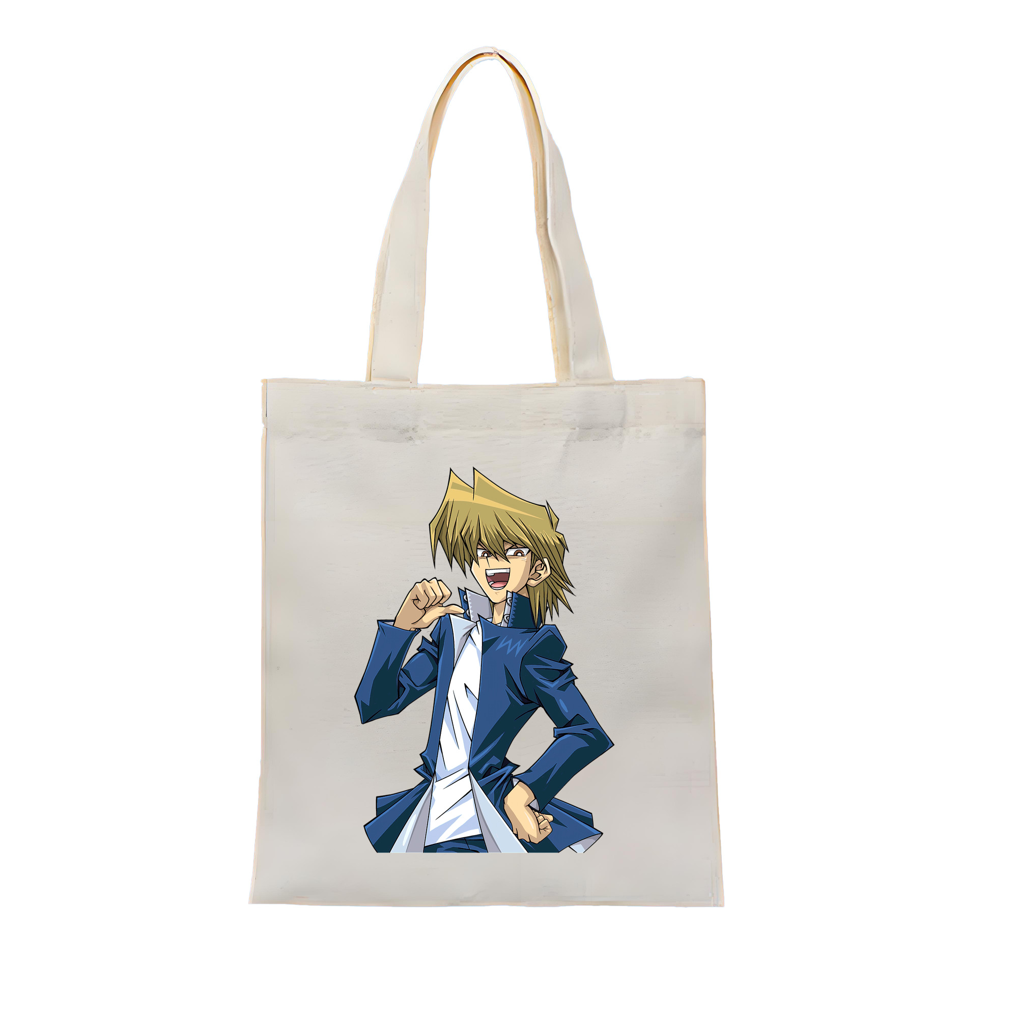 （画像用） 遊☆戯☆王 Yu-Gi-Oh! 縦型キャンバス生地手提げバッグ　トートバッグ