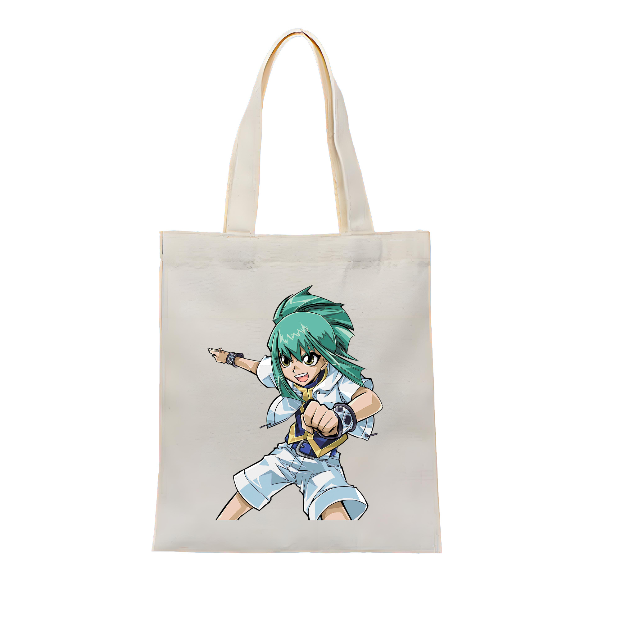 （画像用） 遊☆戯☆王 Yu-Gi-Oh! 縦型キャンバス生地手提げバッグ　トートバッグ