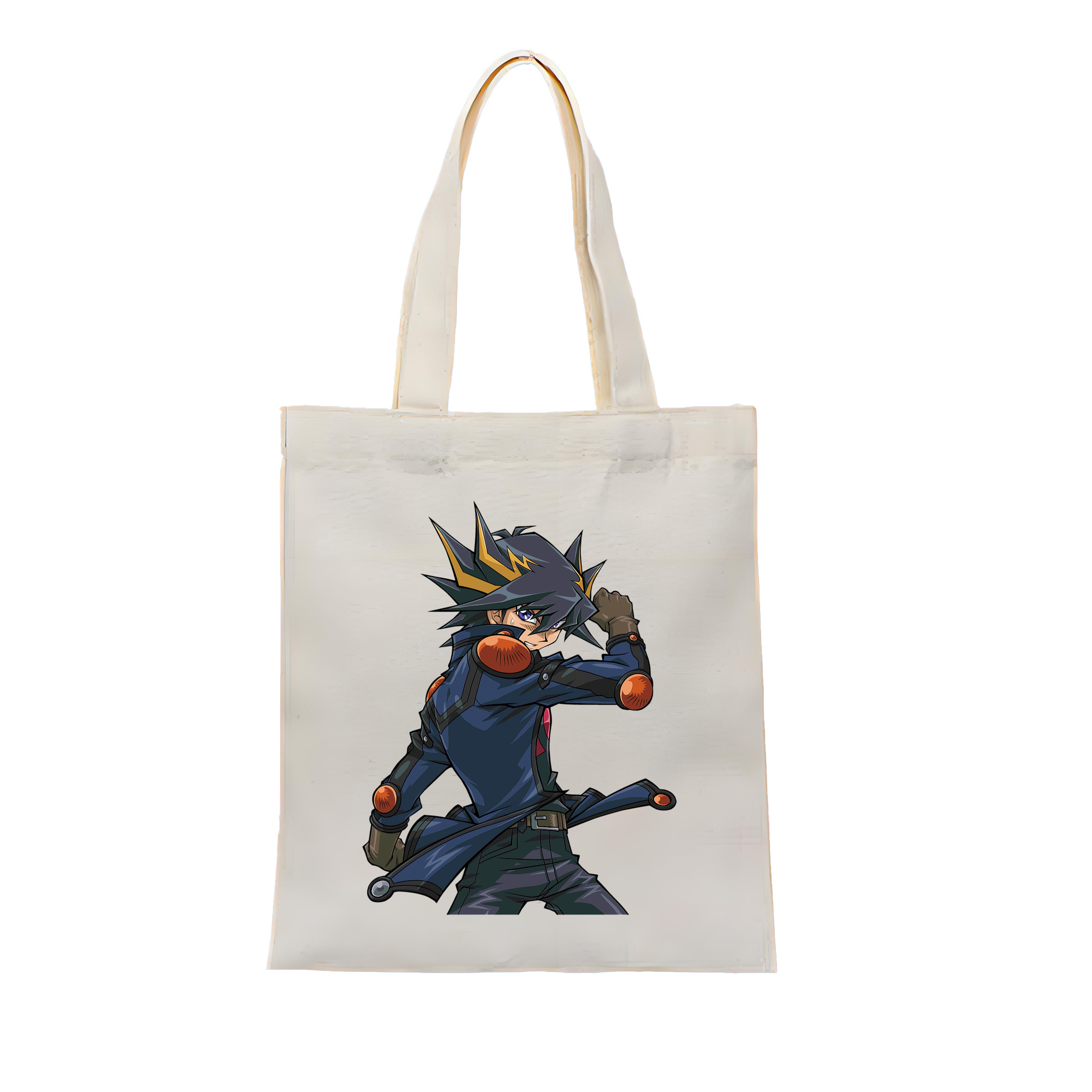 （画像用） 遊☆戯☆王 Yu-Gi-Oh! 縦型キャンバス生地手提げバッグ　トートバッグ