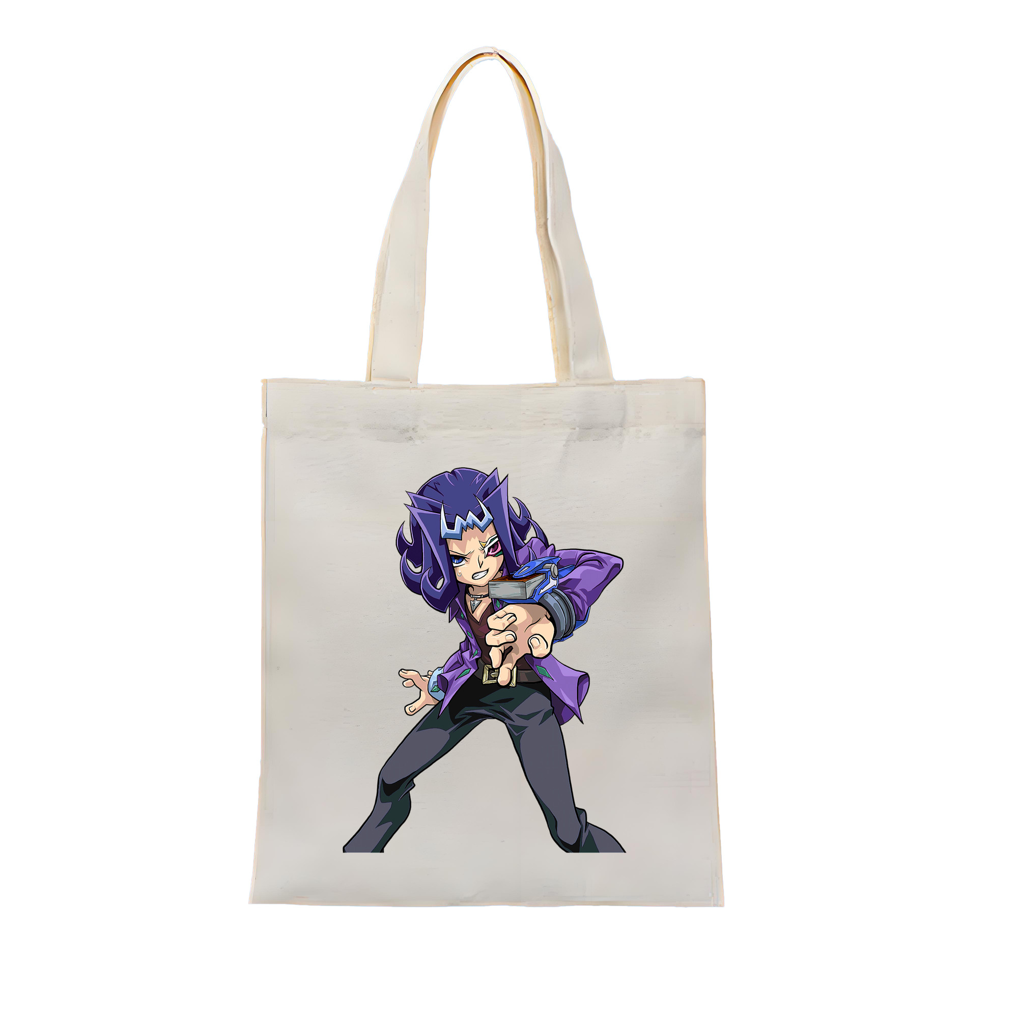 （画像用） 遊☆戯☆王 Yu-Gi-Oh! 縦型キャンバス生地手提げバッグ　トートバッグ