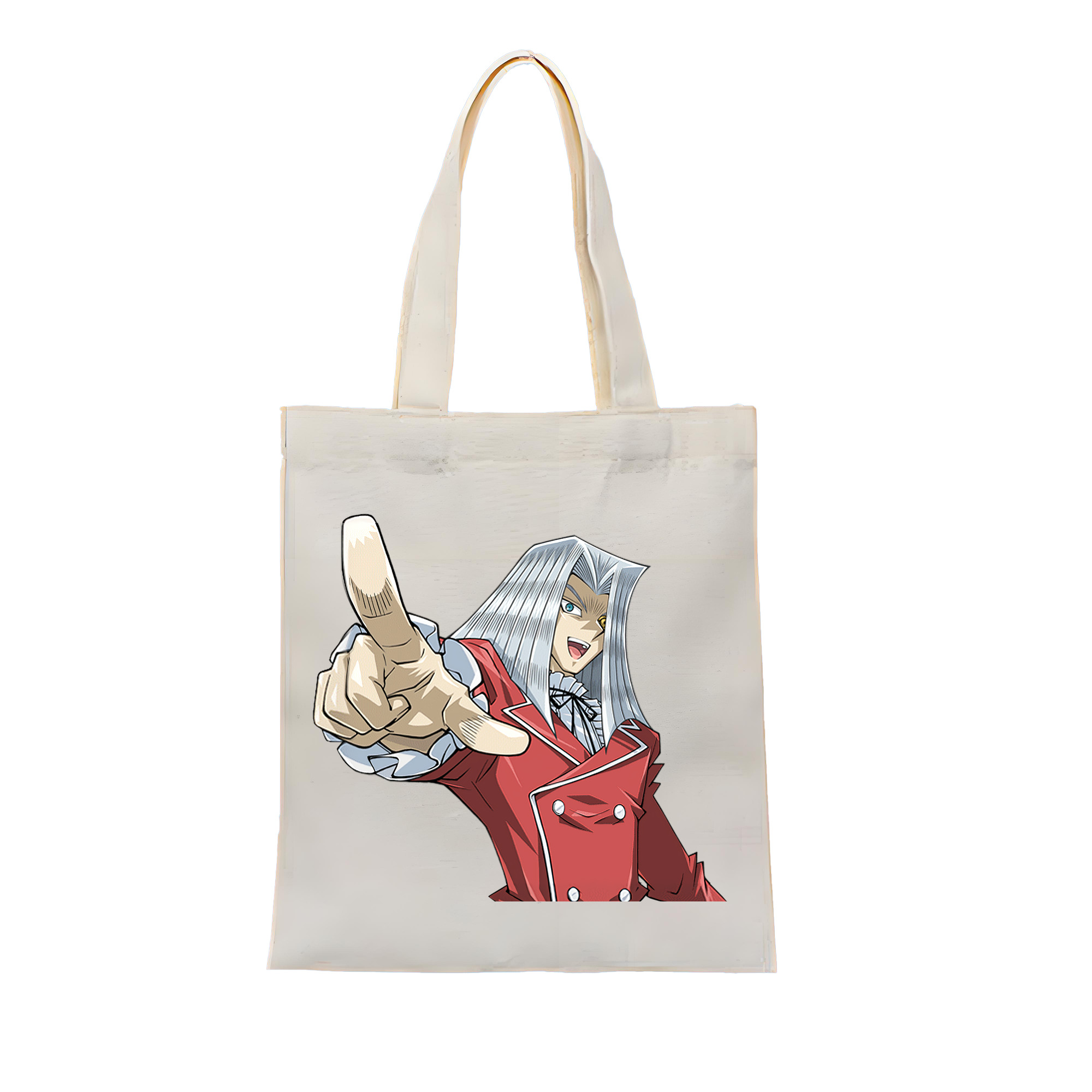 （画像用） 遊☆戯☆王 Yu-Gi-Oh! 縦型キャンバス生地手提げバッグ　トートバッグ