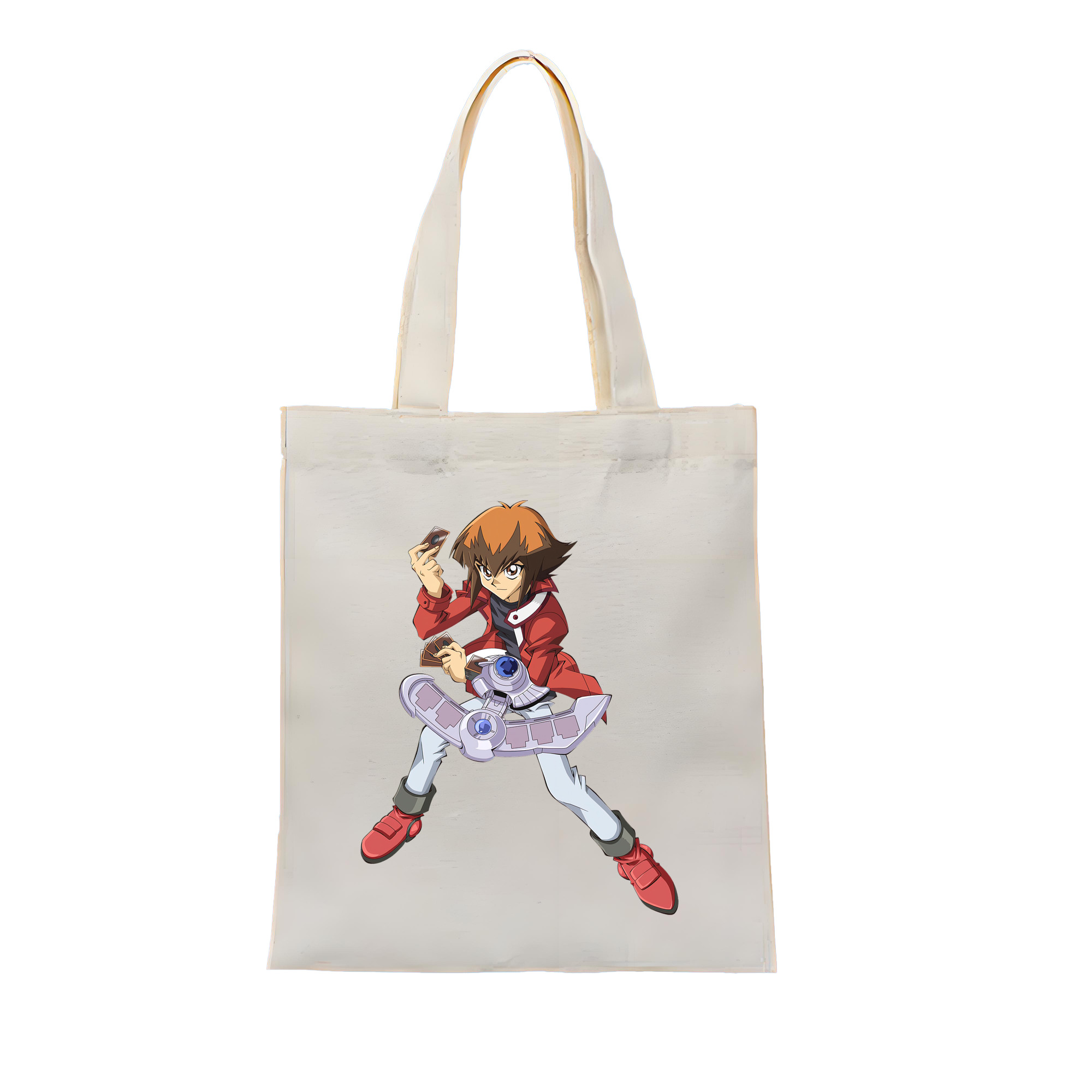 （画像用） 遊☆戯☆王 Yu-Gi-Oh! 縦型キャンバス生地手提げバッグ　トートバッグ