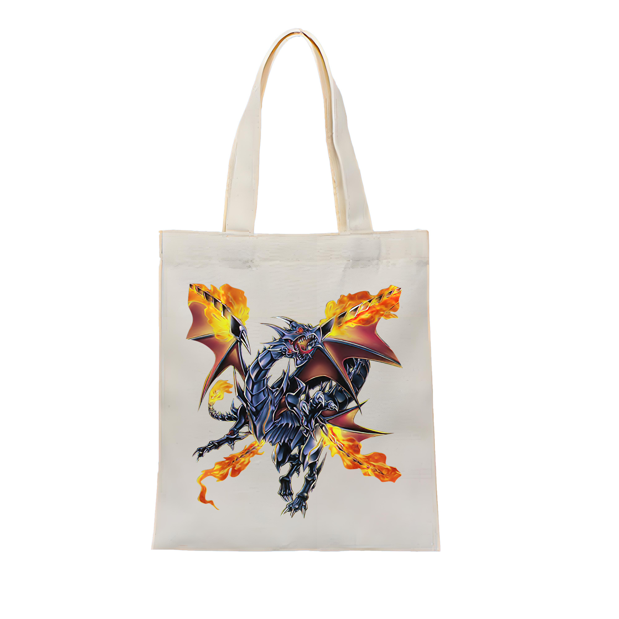 （画像用） 遊☆戯☆王 Yu-Gi-Oh! 縦型キャンバス生地手提げバッグ　トートバッグ
