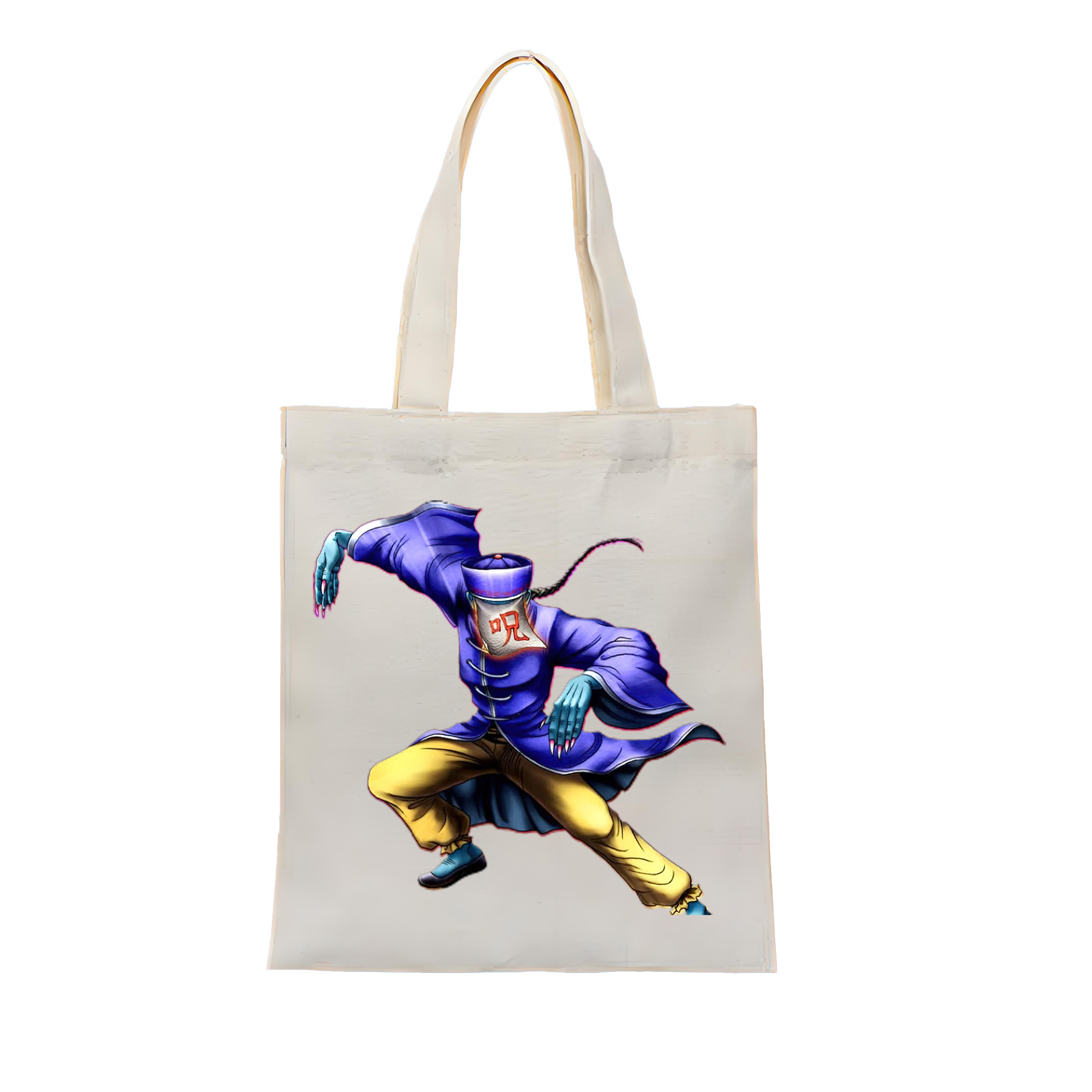 （画像用） 遊☆戯☆王 Yu-Gi-Oh! 縦型キャンバス生地手提げバッグ　トートバッグ