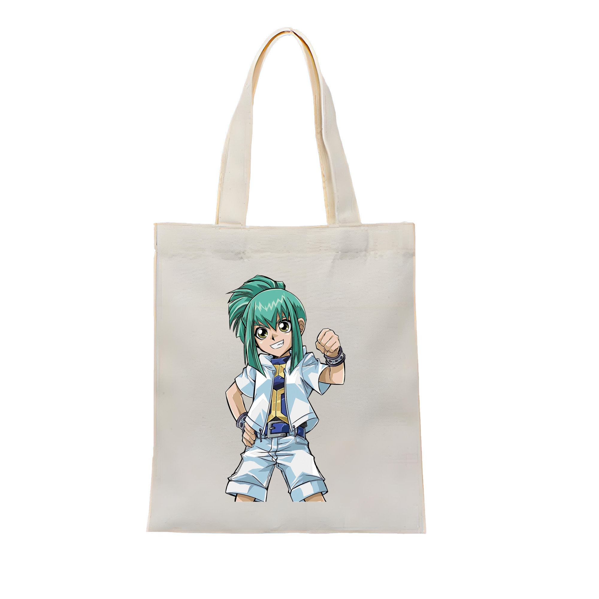 （画像用） 遊☆戯☆王 Yu-Gi-Oh! 縦型キャンバス生地手提げバッグ　トートバッグ