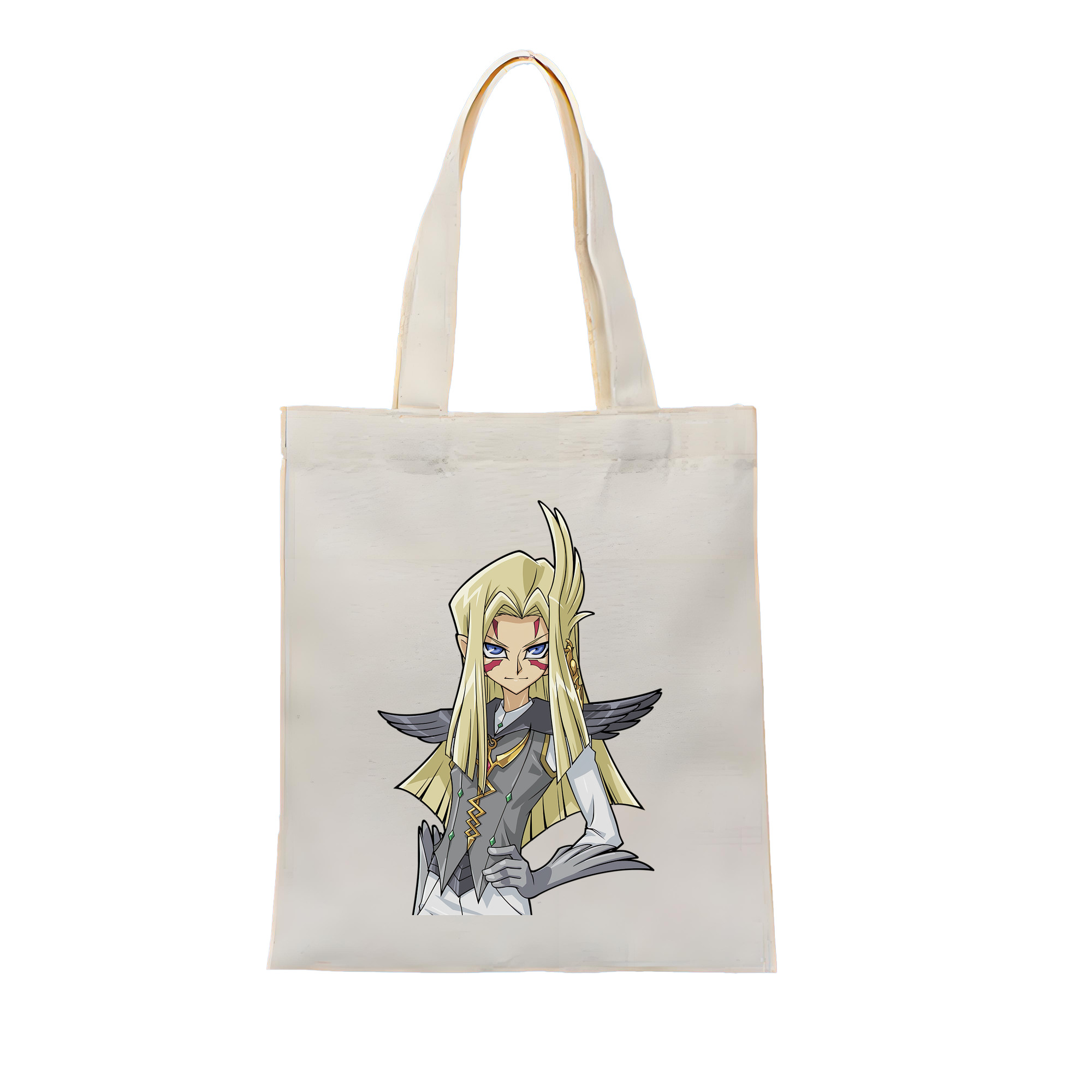 （画像用） 遊☆戯☆王 Yu-Gi-Oh! 縦型キャンバス生地手提げバッグ　トートバッグ