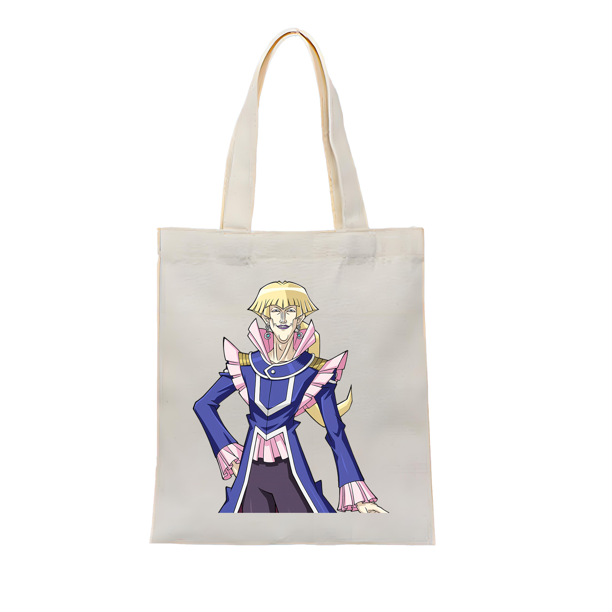 （画像用） 遊☆戯☆王 Yu-Gi-Oh! 縦型キャンバス生地手提げバッグ　トートバッグ
