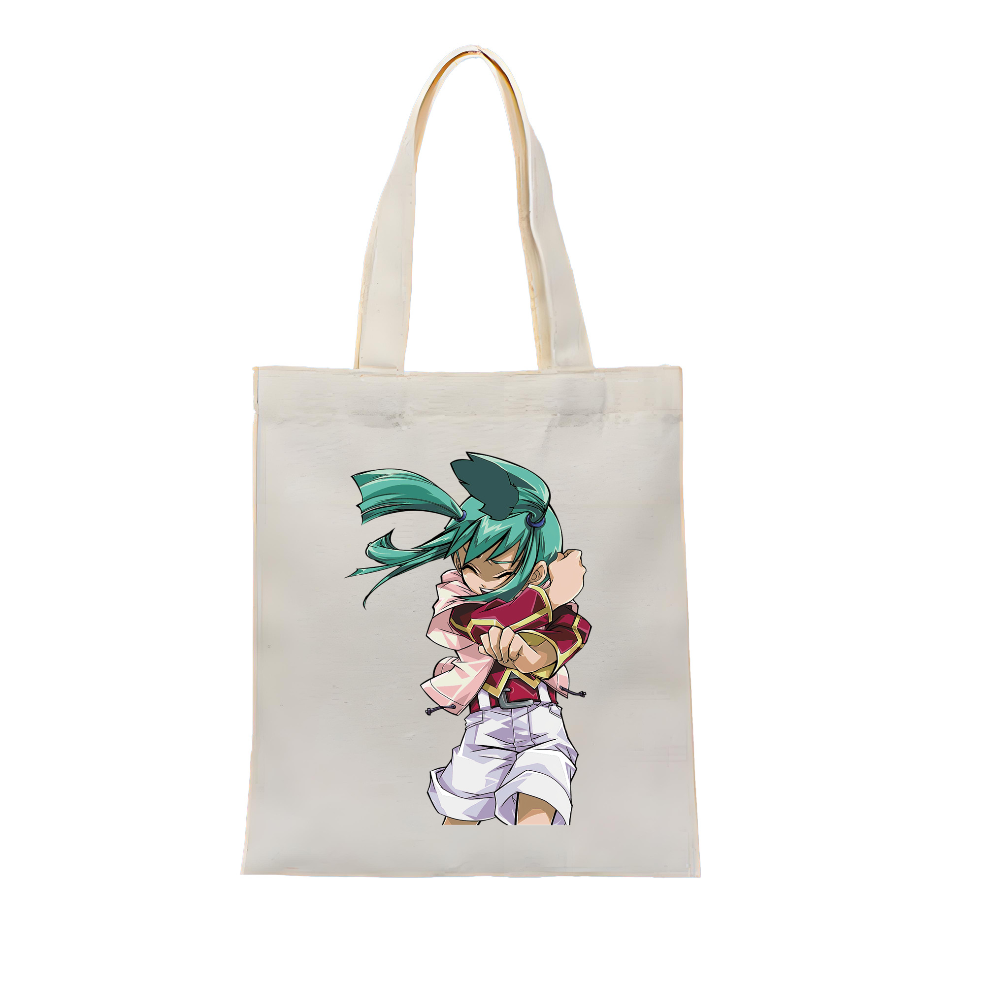 （画像用） 遊☆戯☆王 Yu-Gi-Oh! 縦型キャンバス生地手提げバッグ　トートバッグ