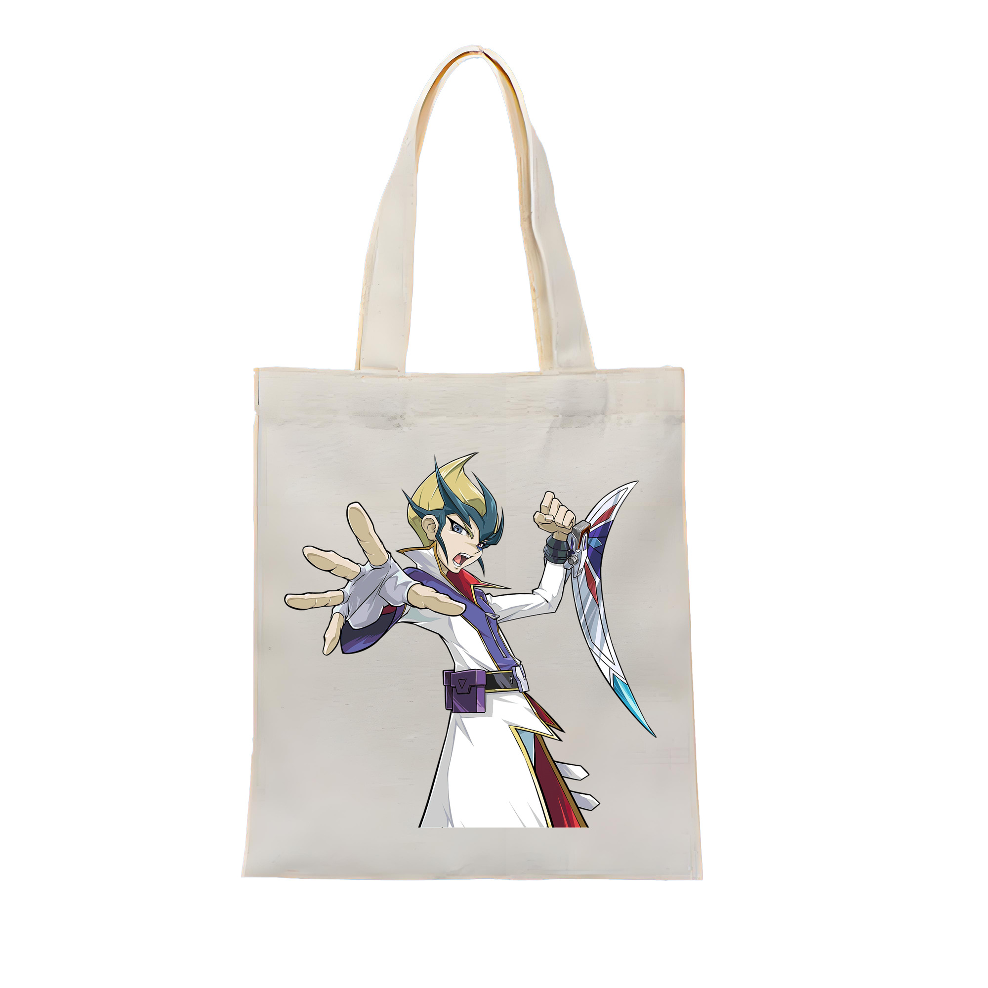 （画像用） 遊☆戯☆王 Yu-Gi-Oh! 縦型キャンバス生地手提げバッグ　トートバッグ