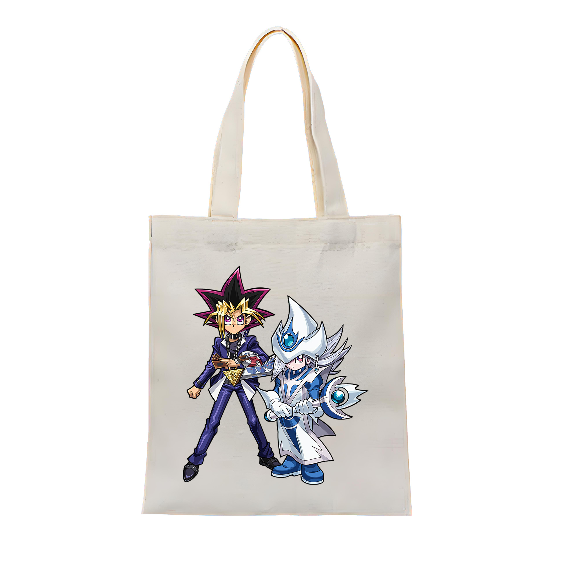 （画像用） 遊☆戯☆王 Yu-Gi-Oh! 縦型キャンバス生地手提げバッグ　トートバッグ