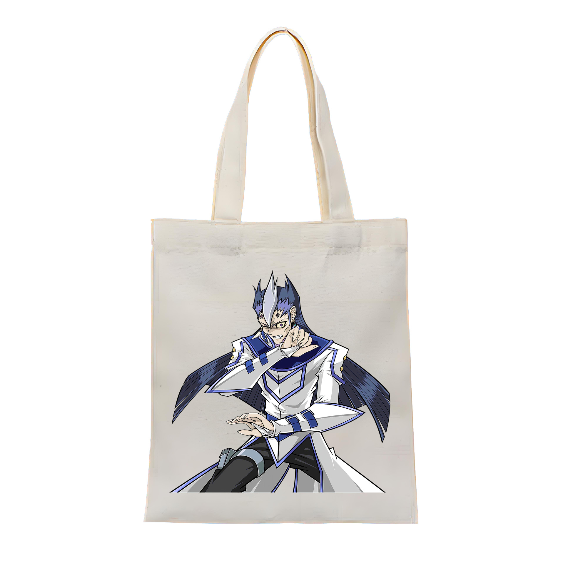 （画像用） 遊☆戯☆王 Yu-Gi-Oh! 縦型キャンバス生地手提げバッグ　トートバッグ