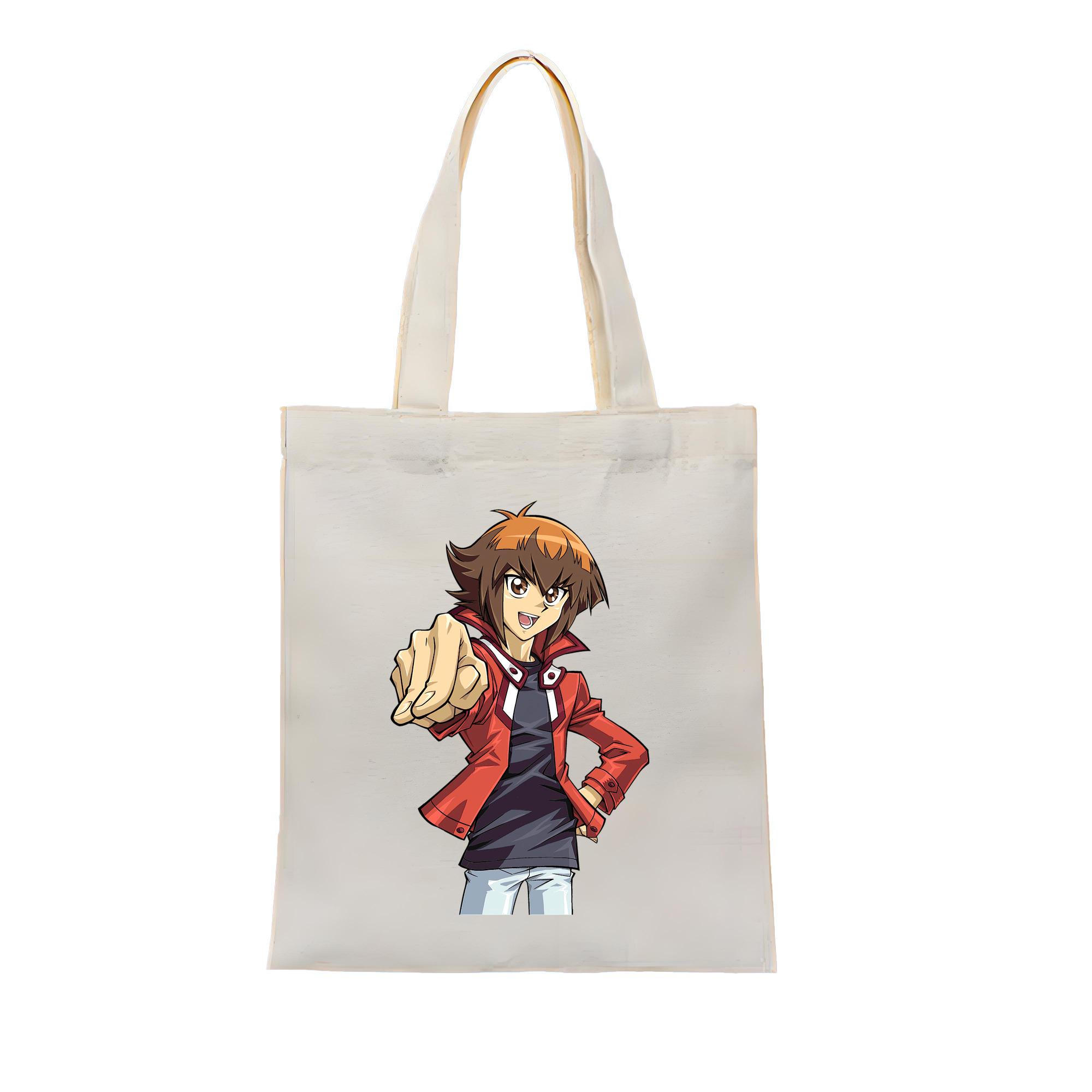 （画像用） 遊☆戯☆王 Yu-Gi-Oh! 縦型キャンバス生地手提げバッグ　トートバッグ