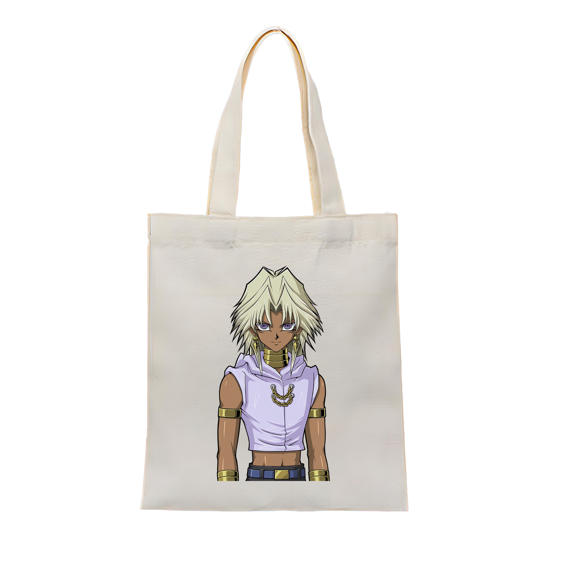 （画像用） 遊☆戯☆王 Yu-Gi-Oh! 縦型キャンバス生地手提げバッグ　トートバッグ