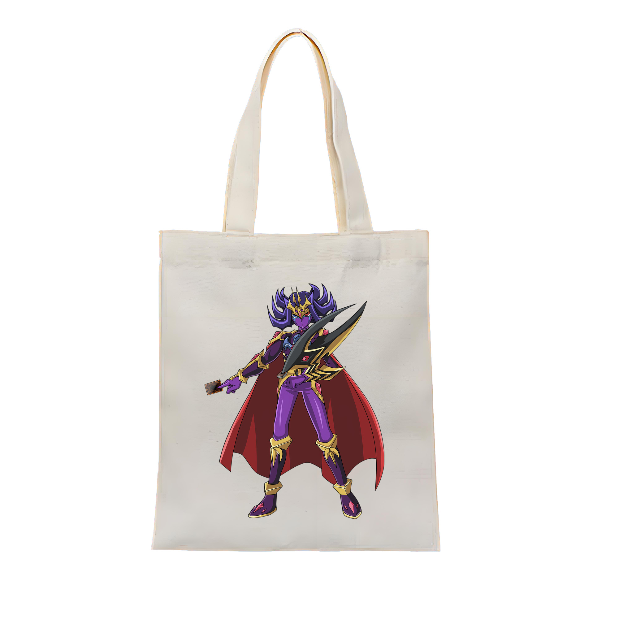 （画像用） 遊☆戯☆王 Yu-Gi-Oh! 縦型キャンバス生地手提げバッグ　トートバッグ