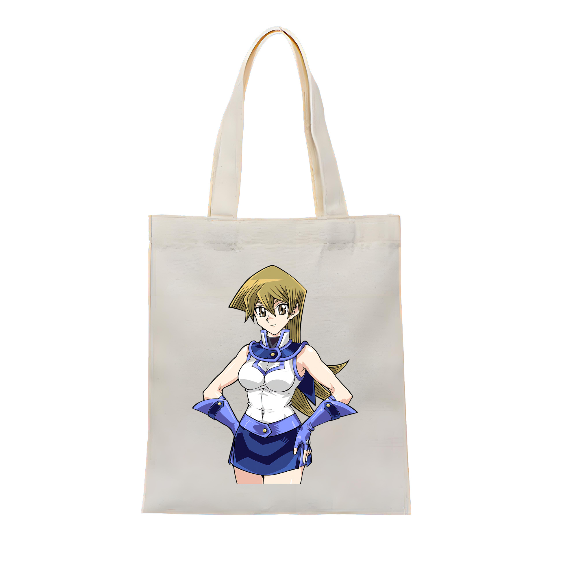 （画像用） 遊☆戯☆王 Yu-Gi-Oh! 縦型キャンバス生地手提げバッグ　トートバッグ