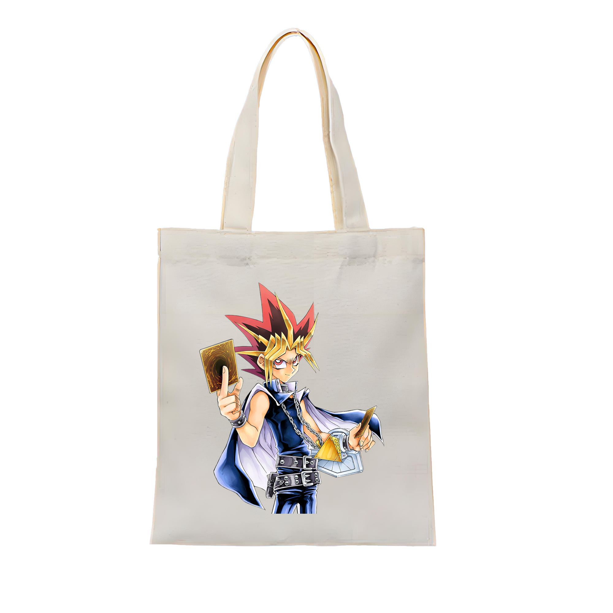 （画像用） 遊☆戯☆王 Yu-Gi-Oh! 縦型キャンバス生地手提げバッグ　トートバッグ