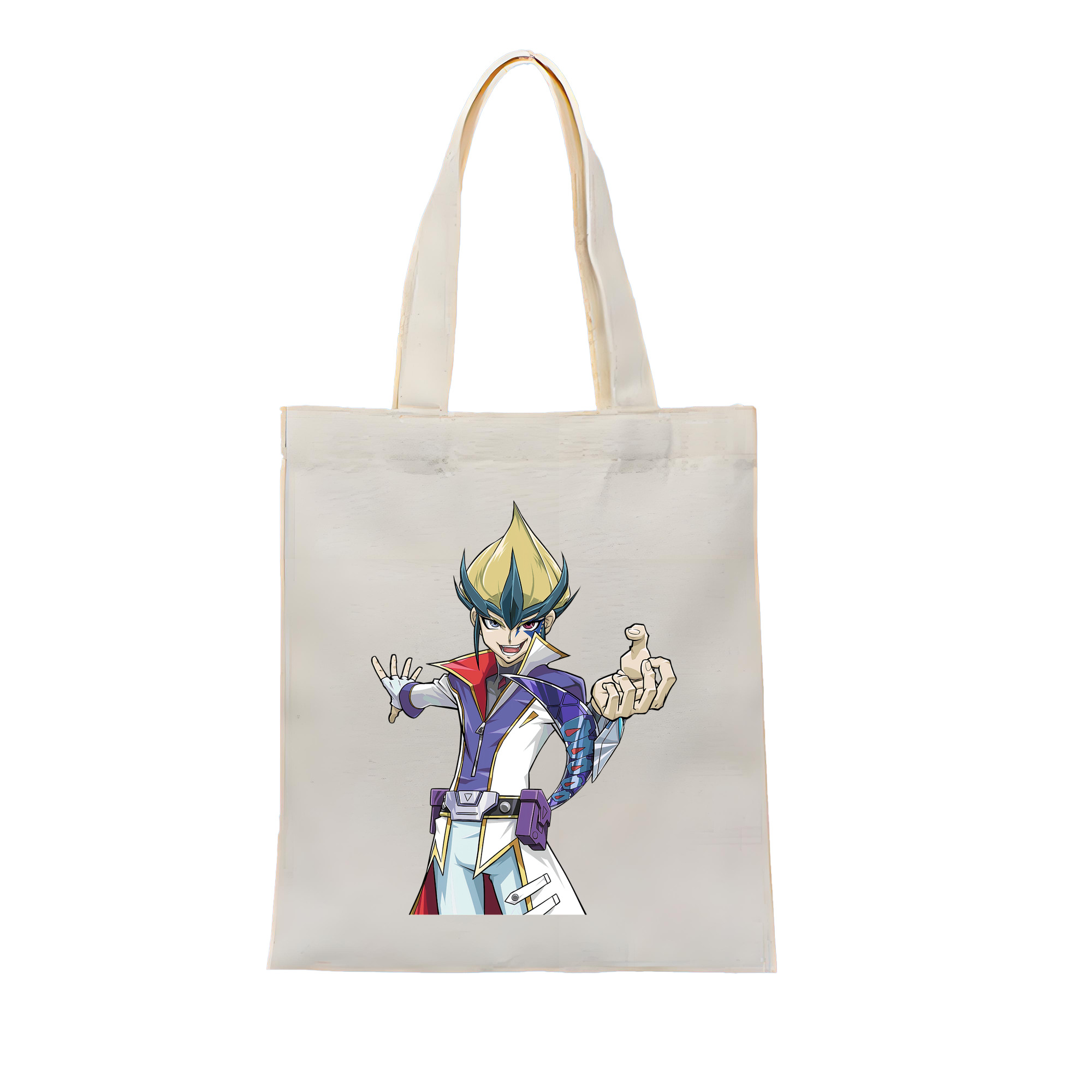 （画像用） 遊☆戯☆王 Yu-Gi-Oh! 縦型キャンバス生地手提げバッグ　トートバッグ