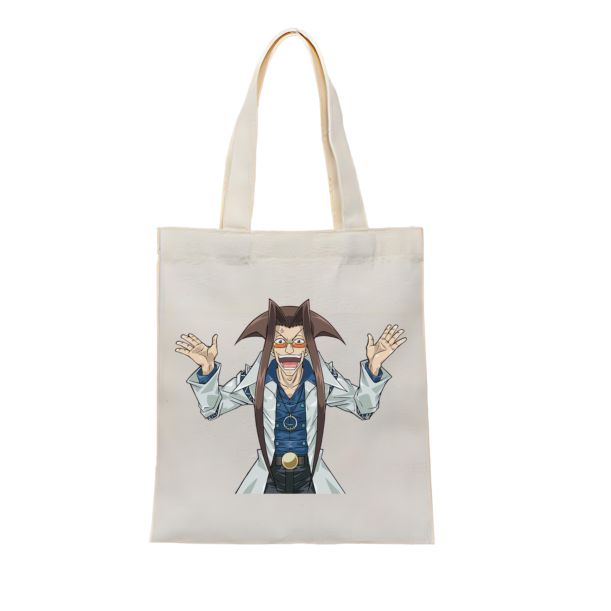 （画像用） 遊☆戯☆王 Yu-Gi-Oh! 縦型キャンバス生地手提げバッグ　トートバッグ